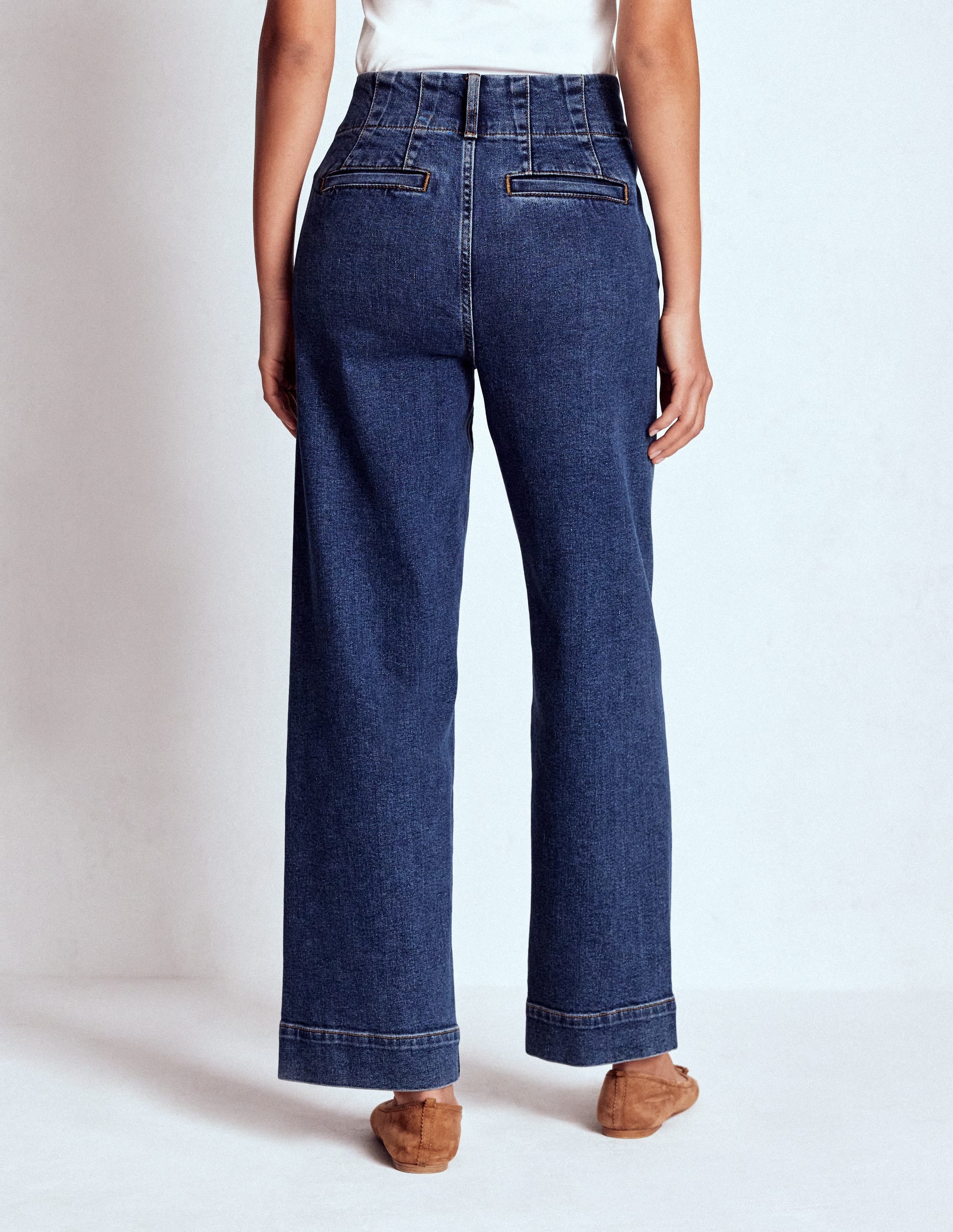Primrose Cropped Jeans-Mid Vintage - Image 9