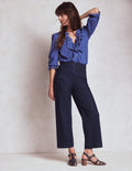Primrose Cropped Jeans-Indigo Braid