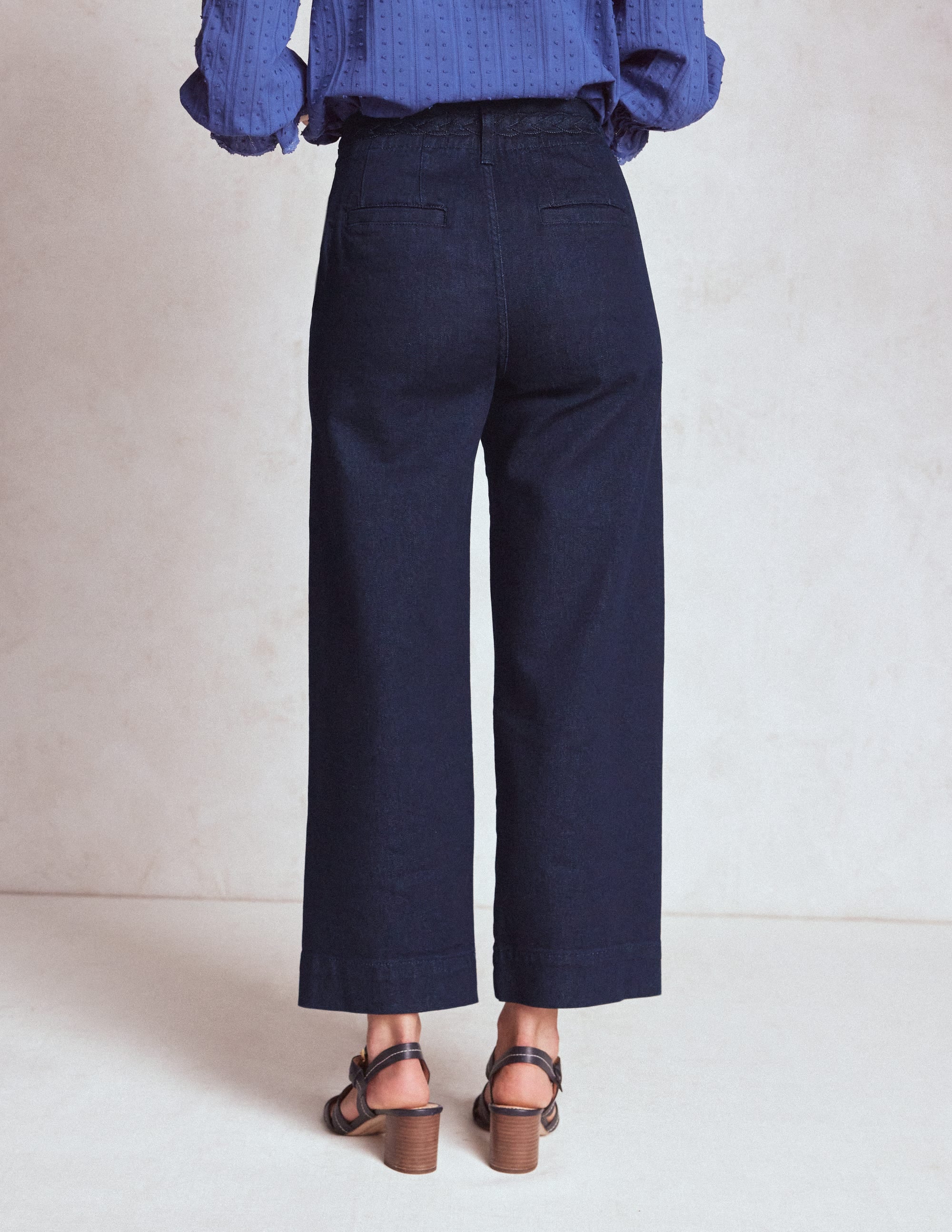 Primrose Cropped Jeans-Indigo Braid - Image 3