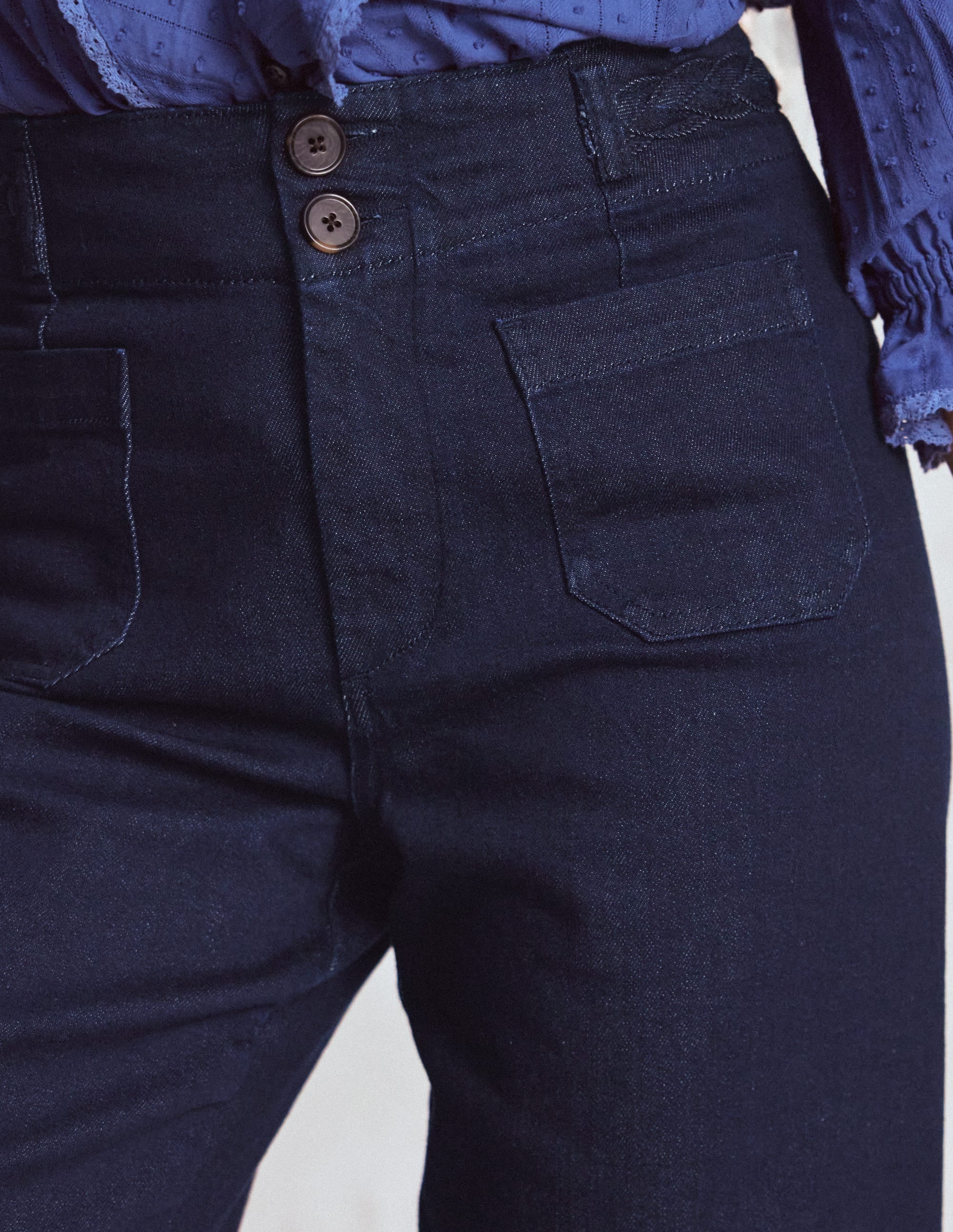 Primrose Cropped Jeans-Indigo Braid - Image 5