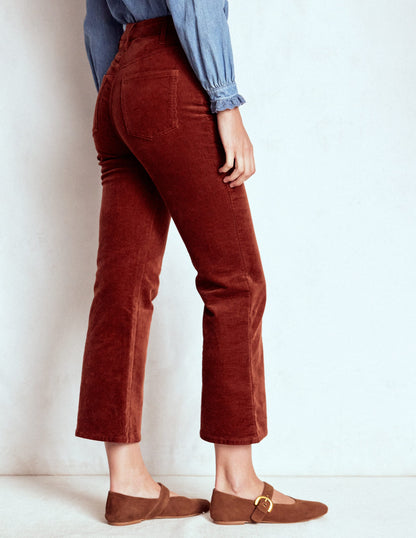 5-Pocket Cord Kick Jeans-Fired Brick-3