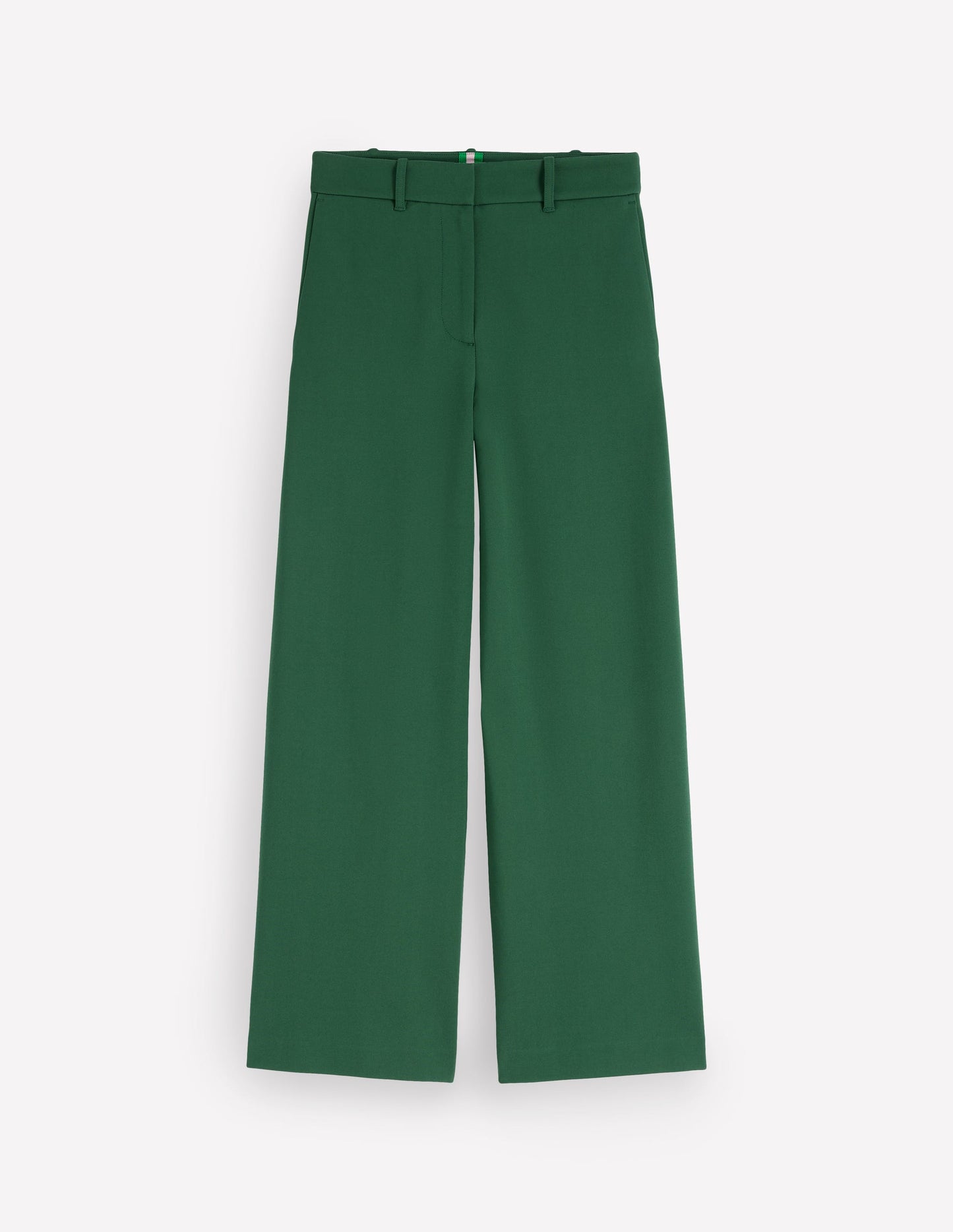 Belgravia Ponte Crop Trousers-Hunter Green
