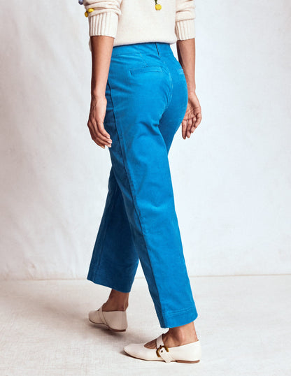 Primrose Cord Trousers-Bright Blue-3