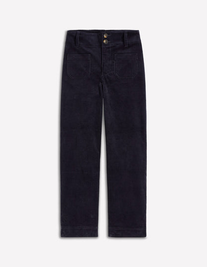 Primrose Cord Trousers-Navy-5
