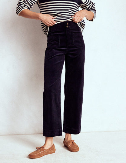 Primrose Cord Trousers-Navy-4