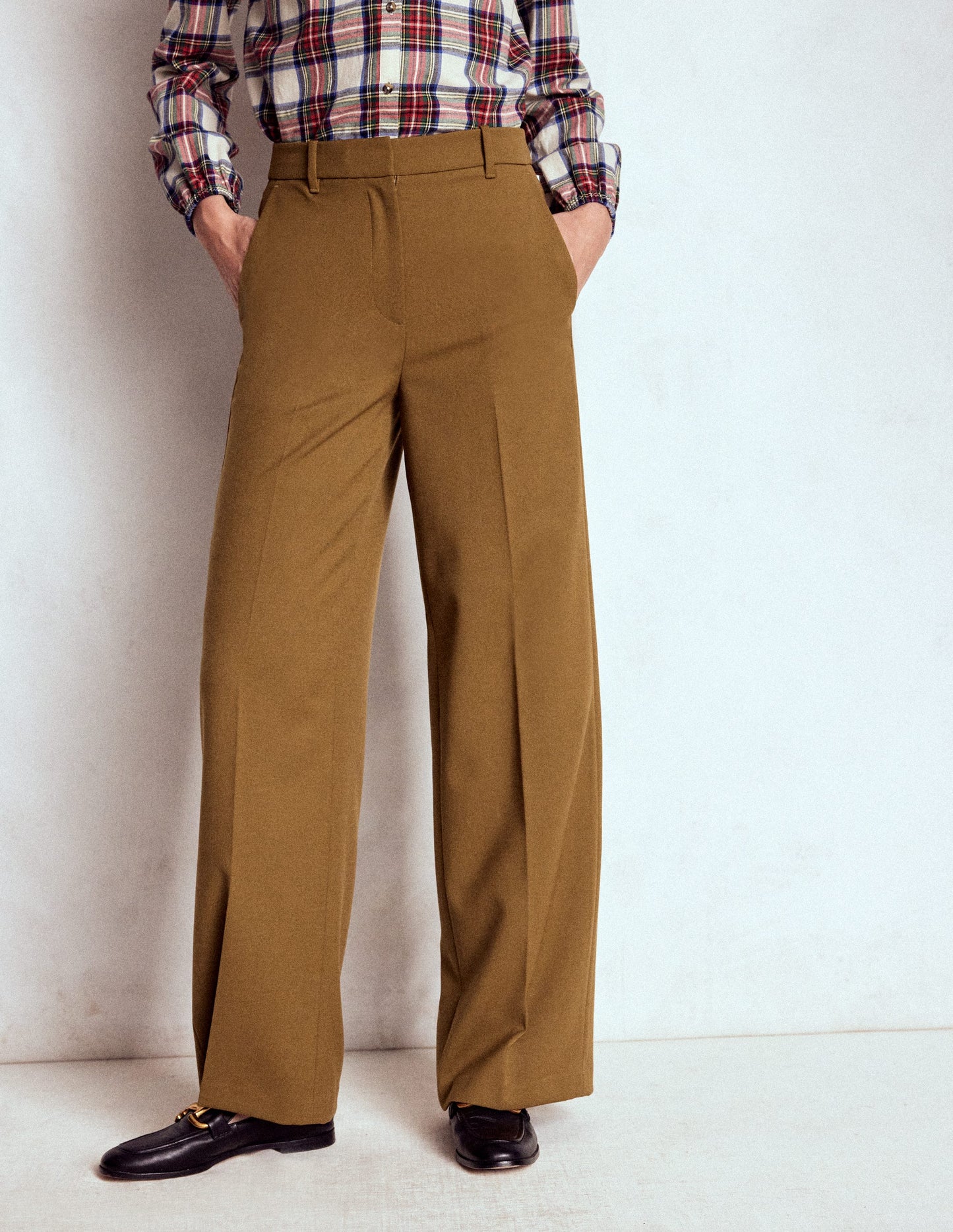 Belgravia Tailored Trousers-Tobacco