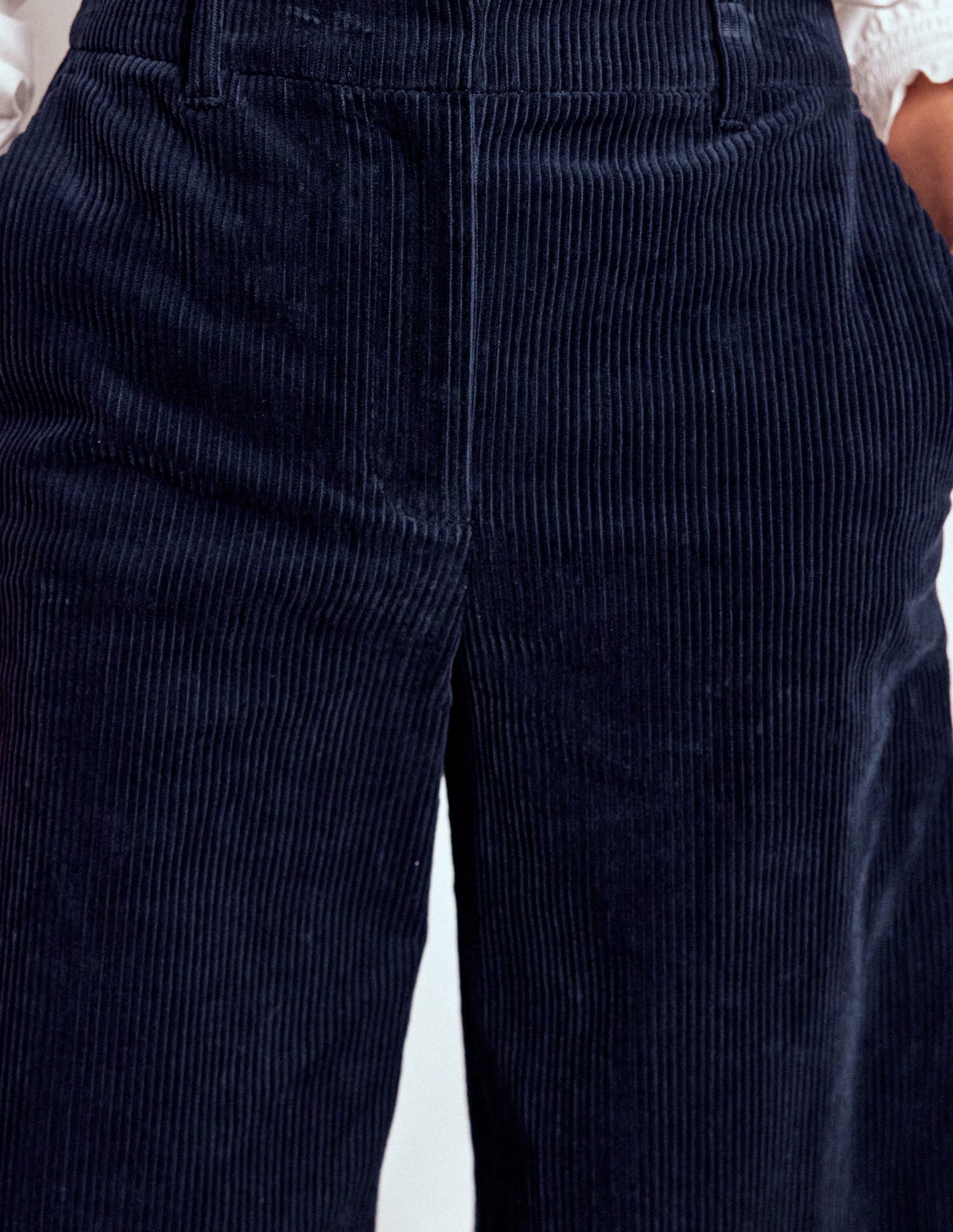 Belgravia Cord Trousers-Navy-2