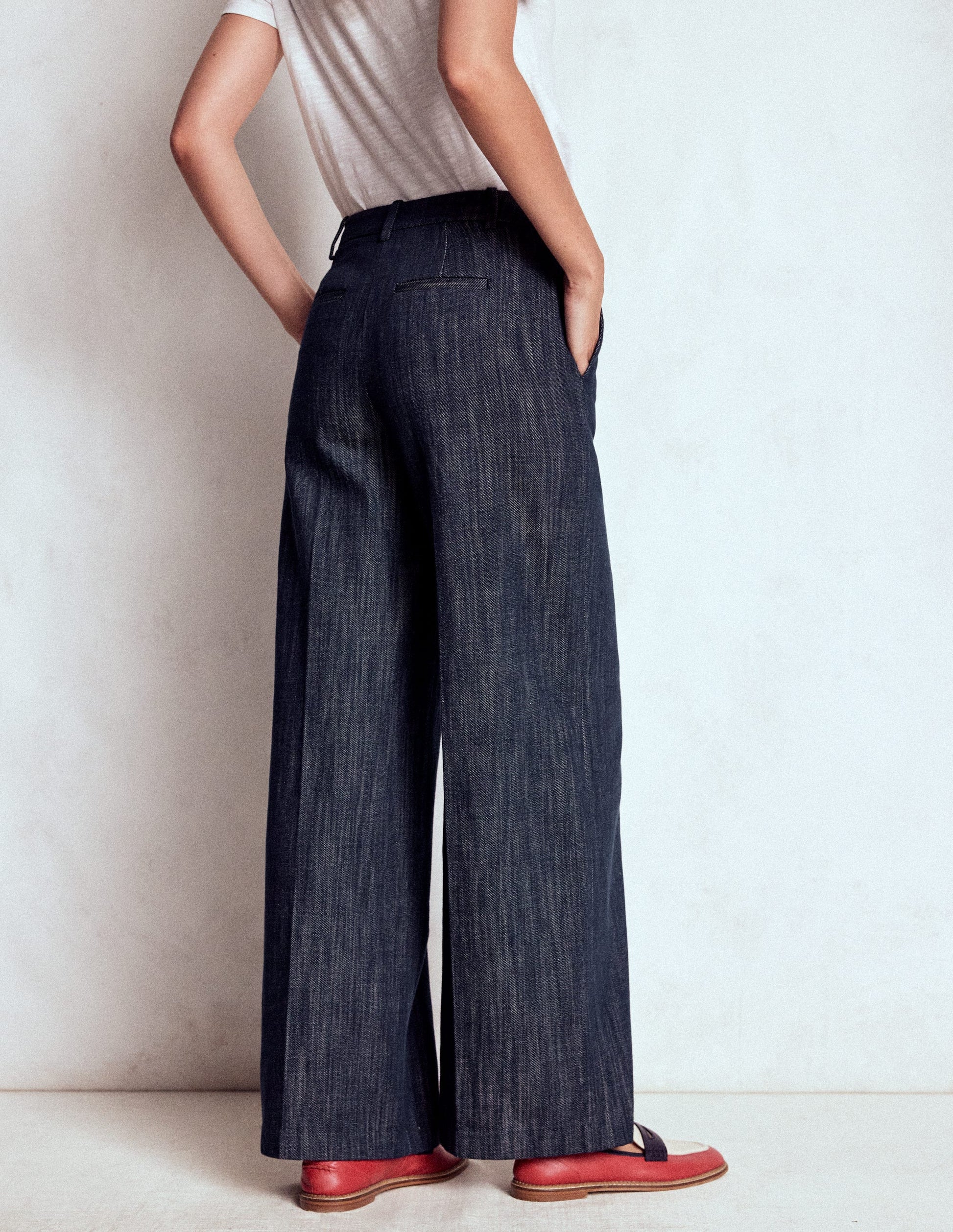 Belgravia Twill Trousers-Navy Indigo-5