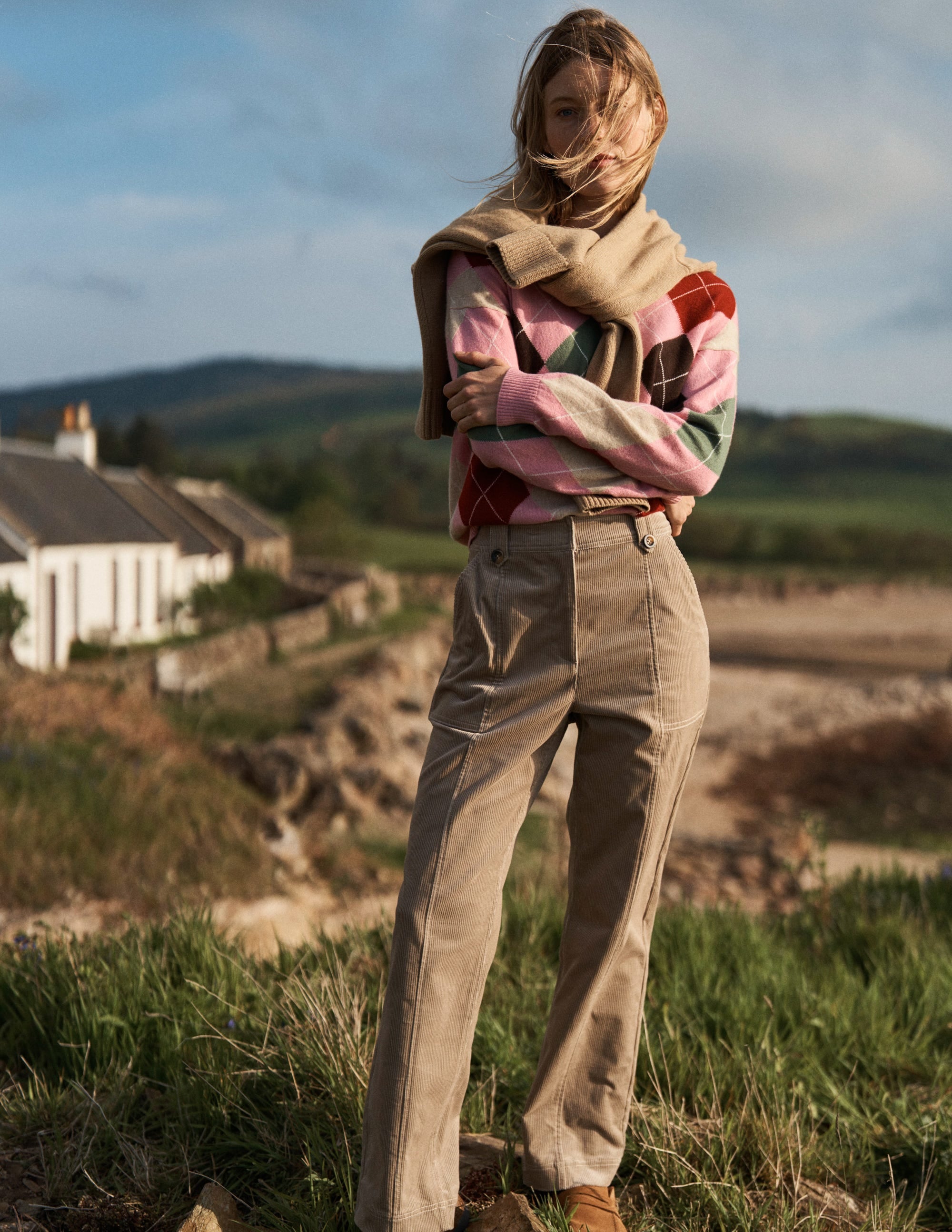 Pimlico Cord Trousers-Nutmeg - Image 6