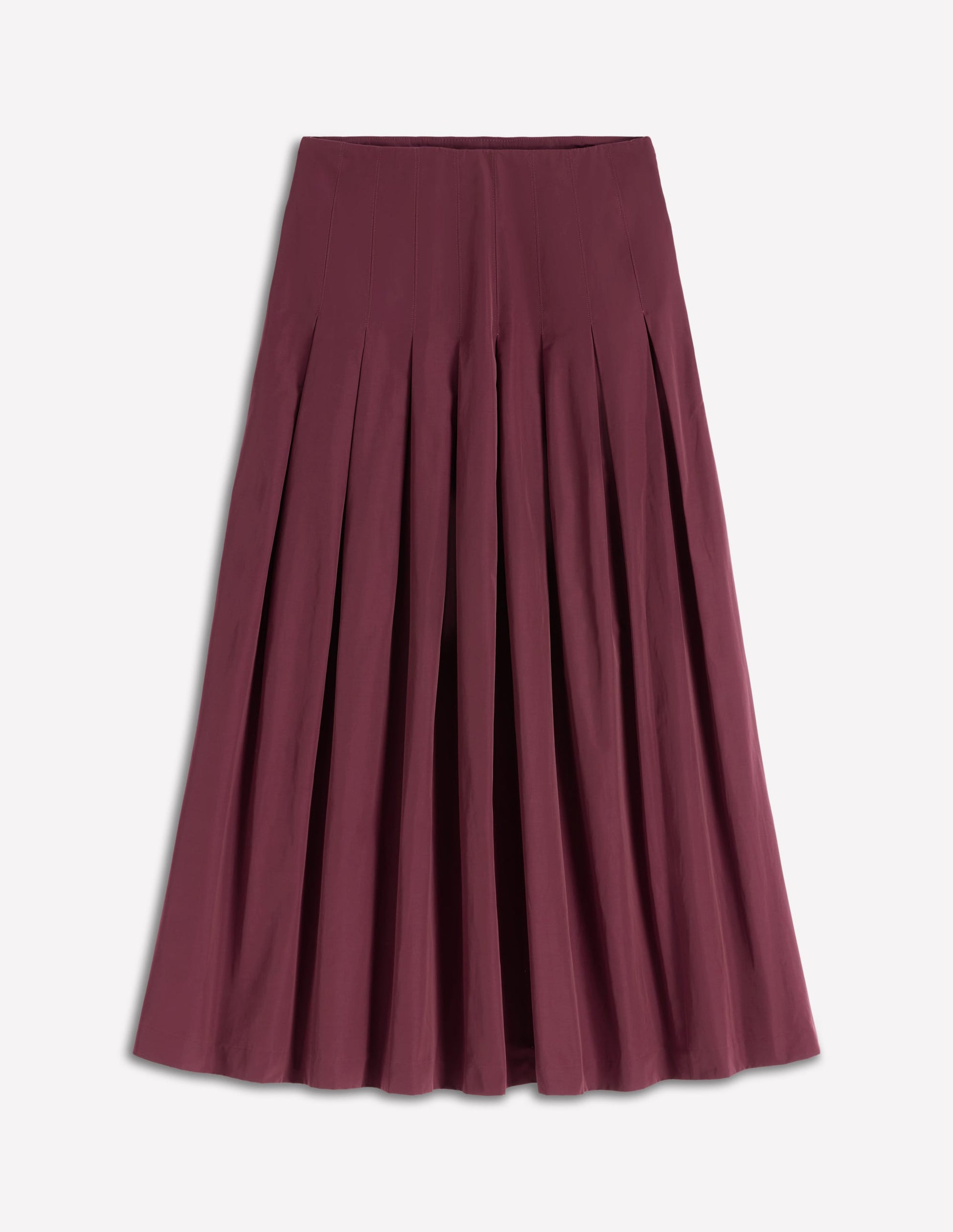 Valentina Taffeta Midi Skirt-Deep Wisteria-5