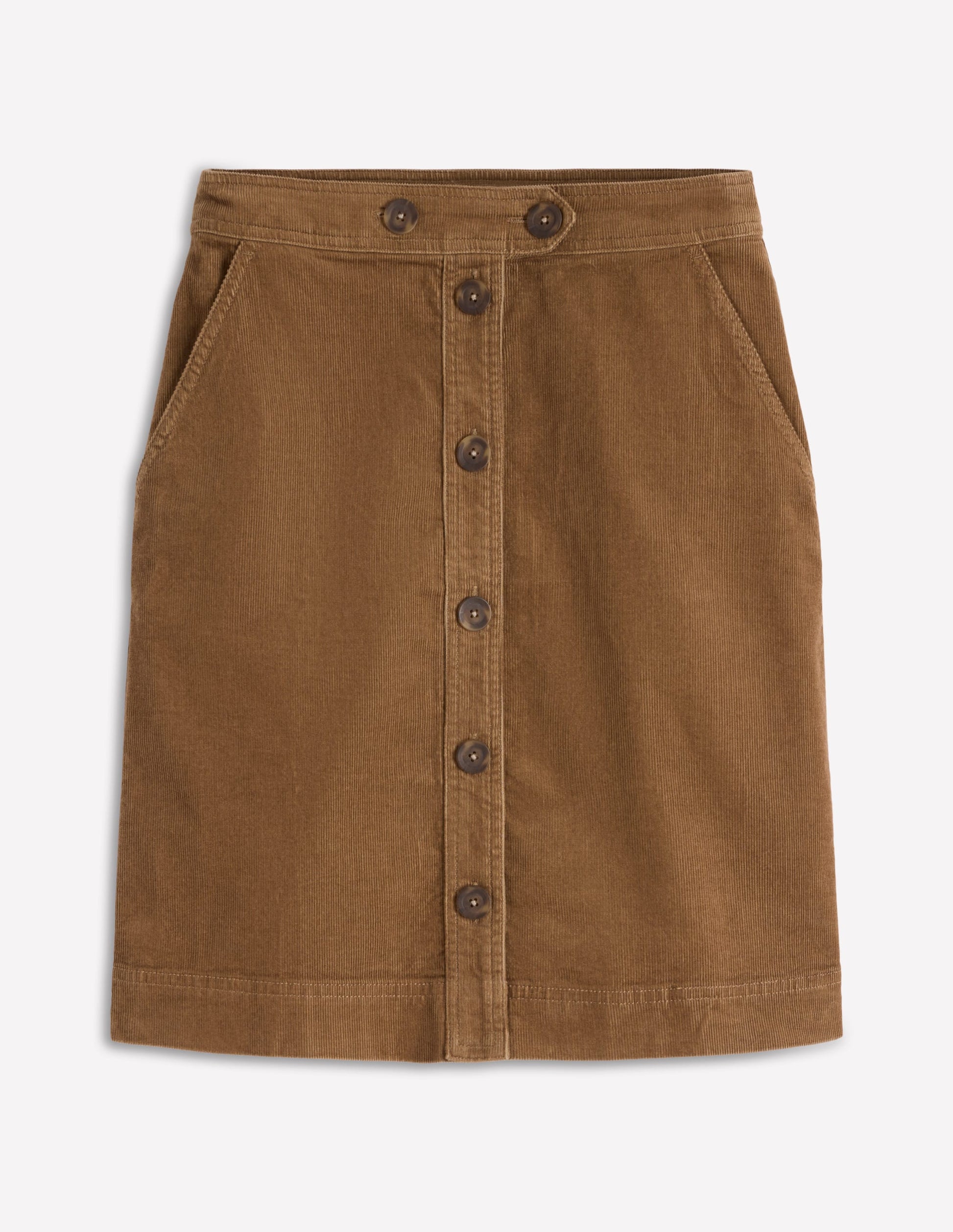 Cecelia Cord Skirt-Latte-5