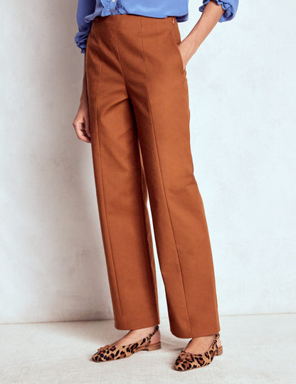 Smart 7/8 Trousers-Russet-4