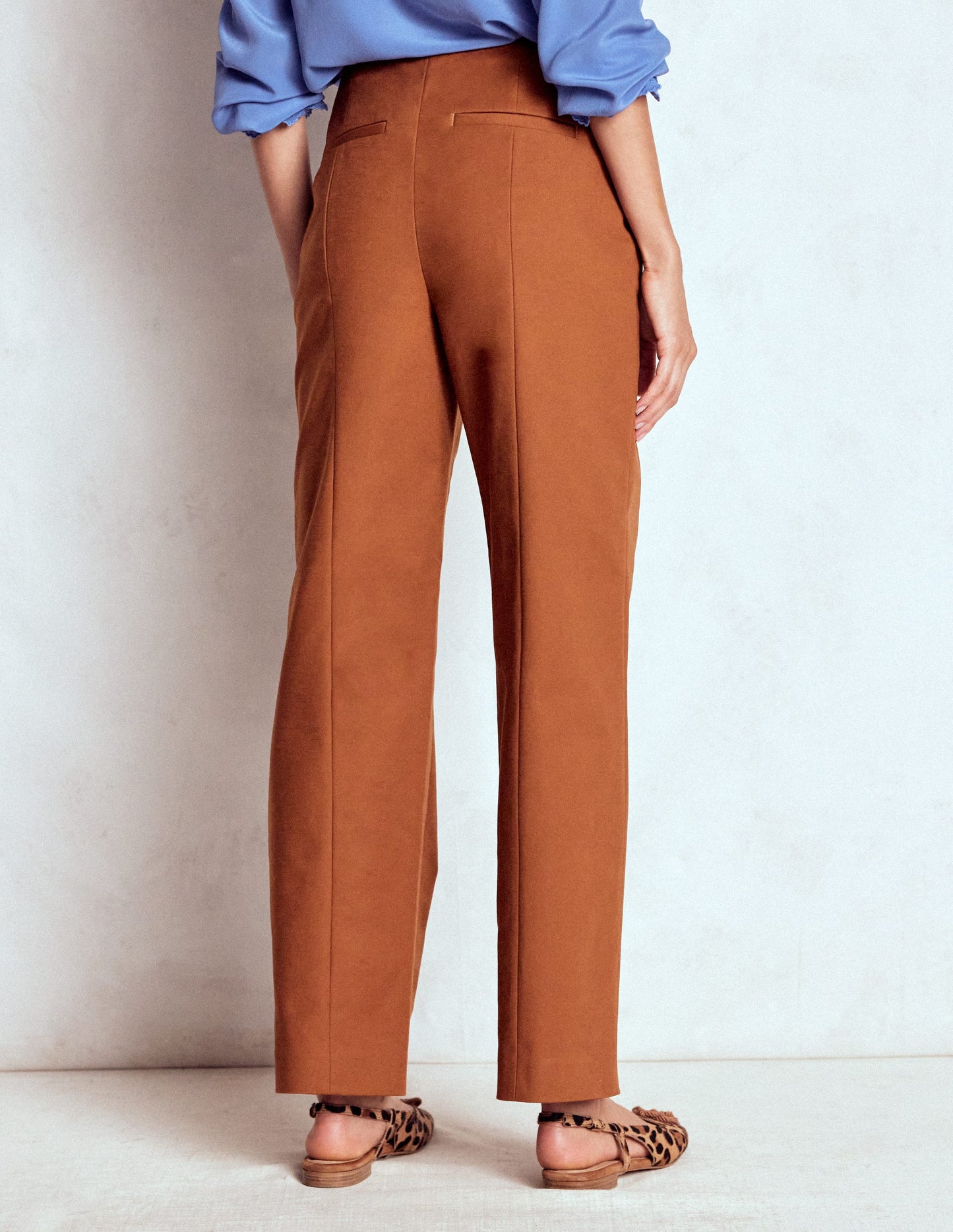 Smart 7/8 Trousers-Russet