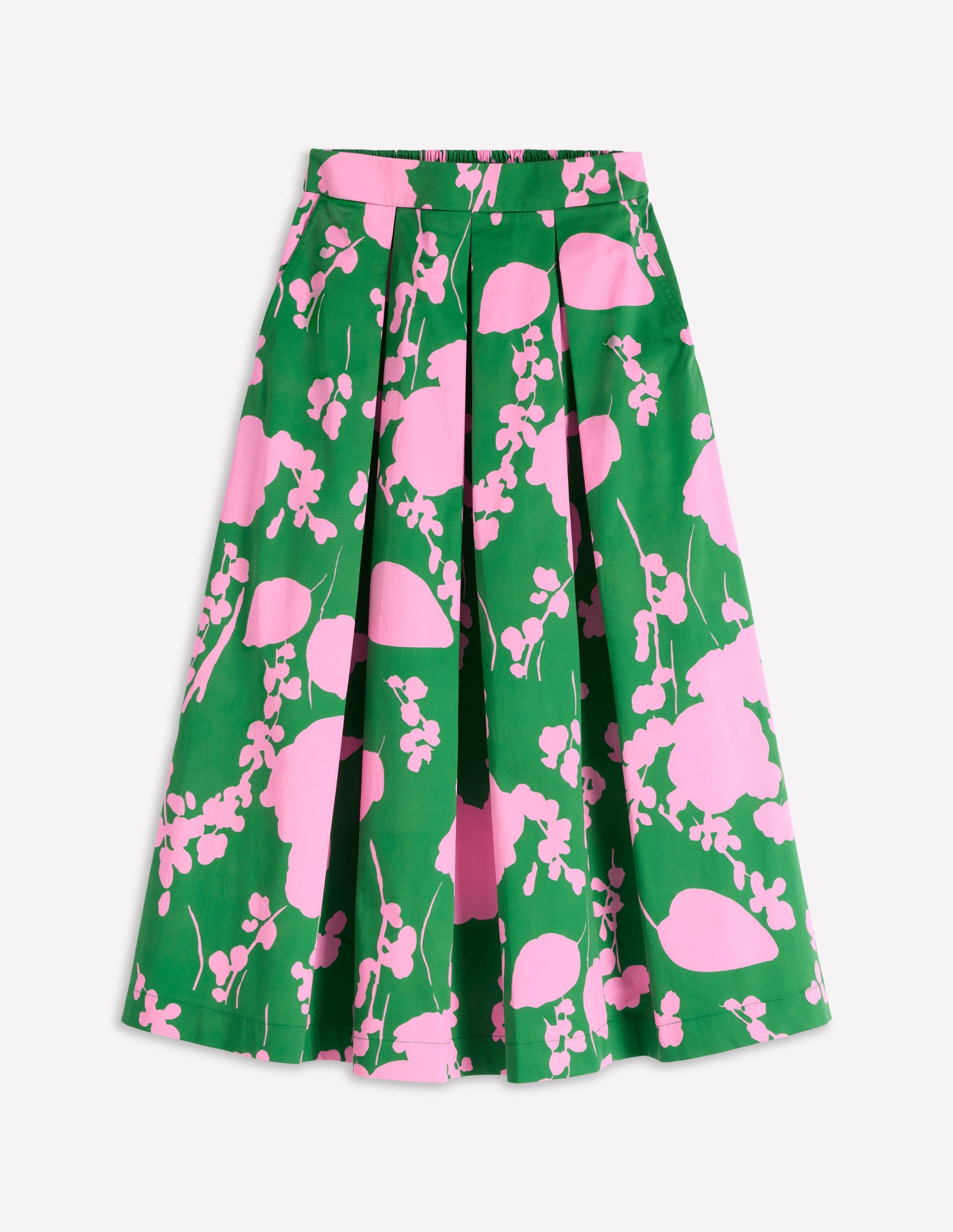 Verity Cotton Midi Skirt-Amazon, Dainty Sprigs-5