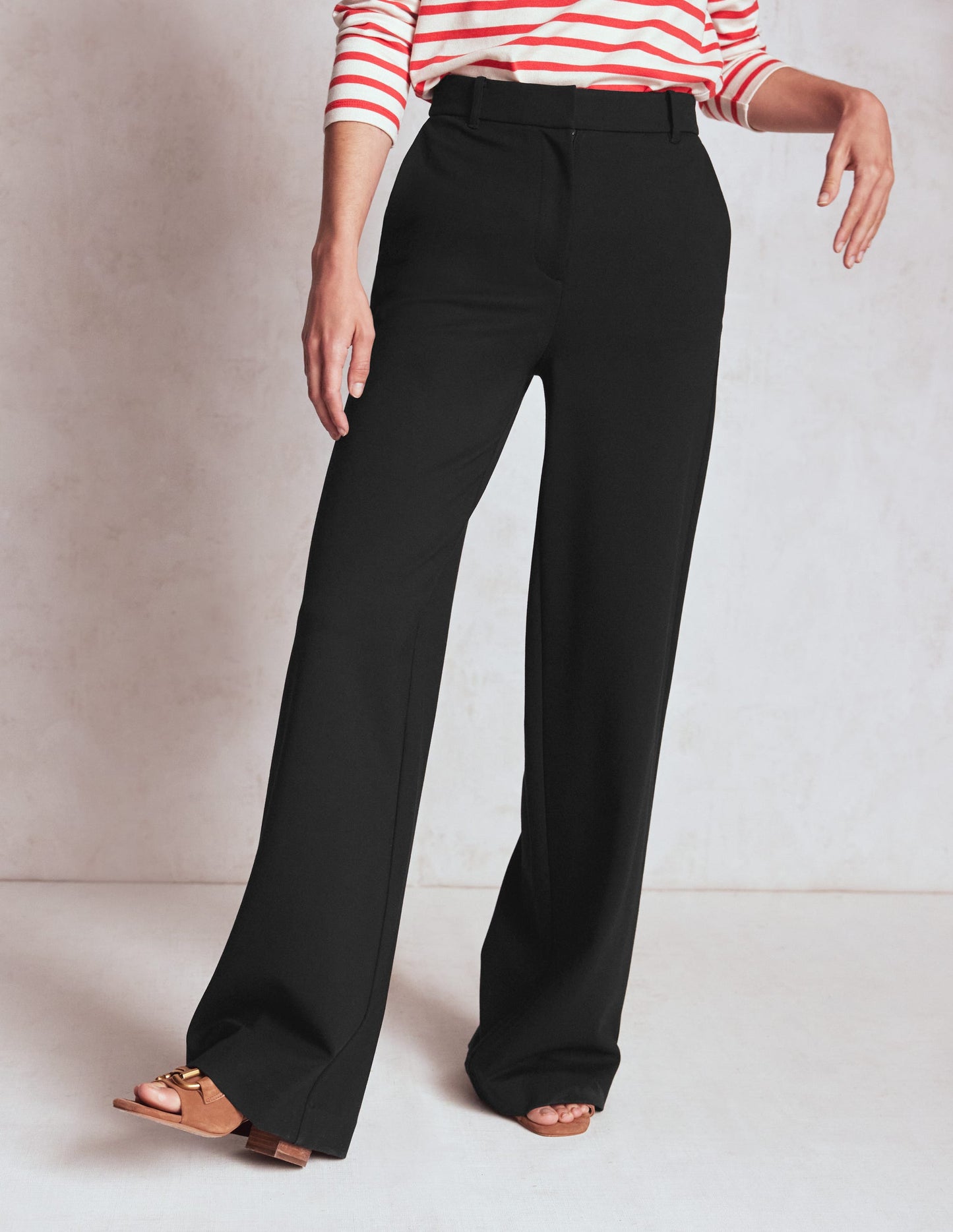 Belgravia Ponte Trousers-Black