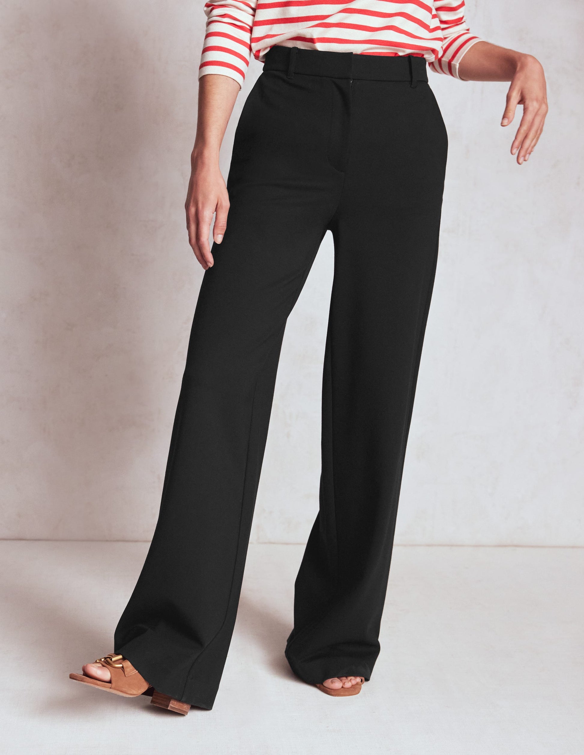 Belgravia Ponte Trousers-Black-4