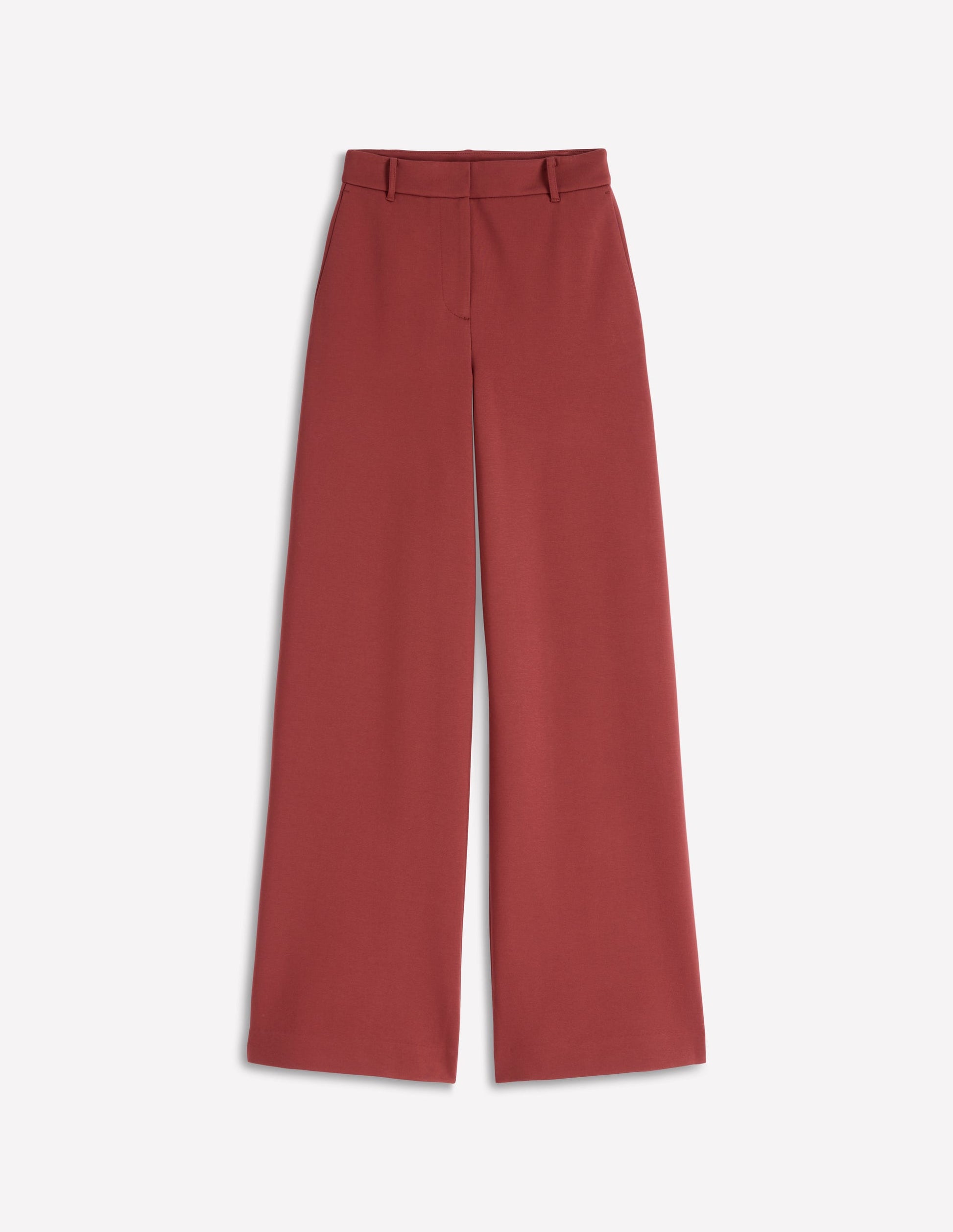 Belgravia Ponte Trousers-Chestnut-4