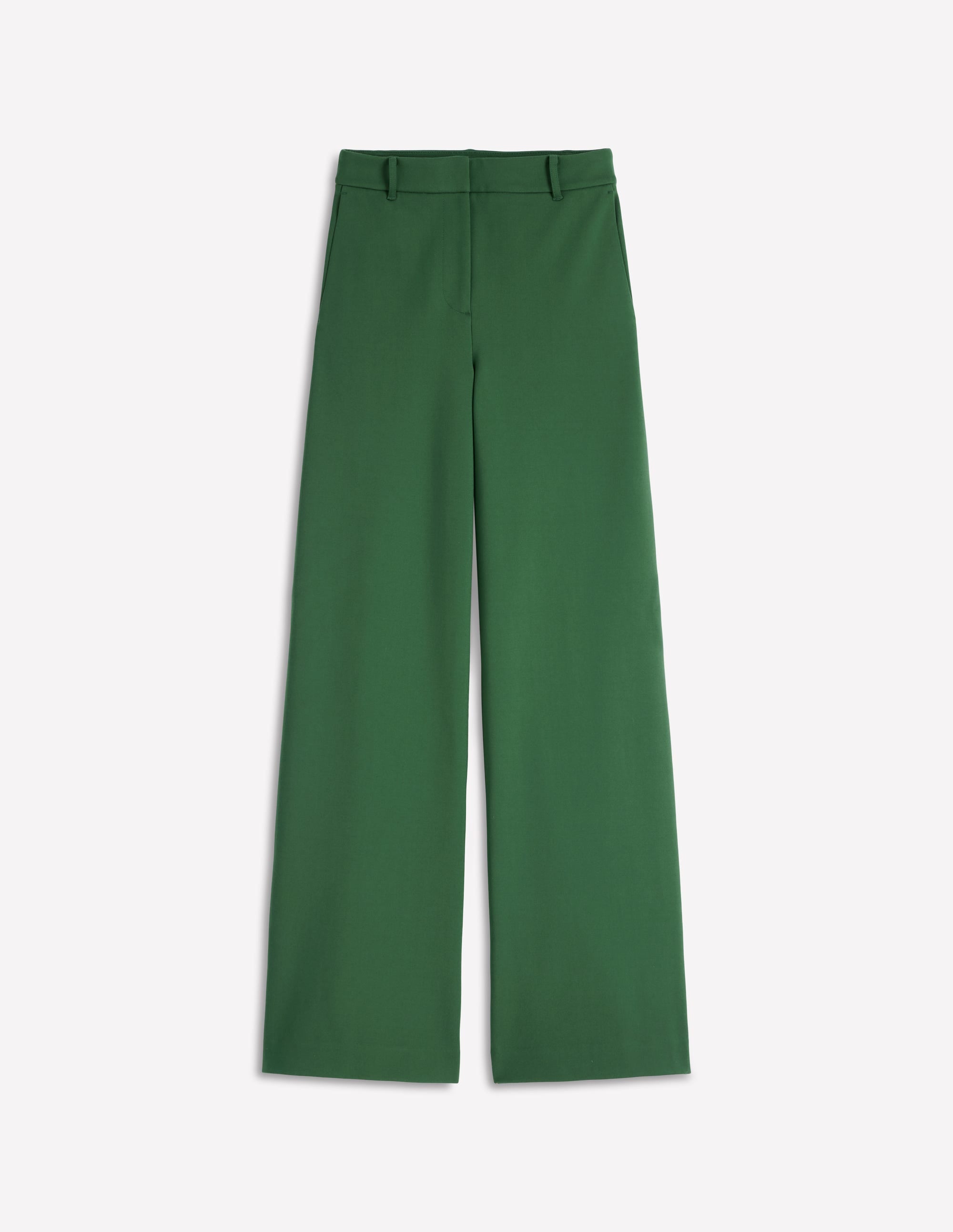 Belgravia Ponte Trousers-Hunter Green - Image 5