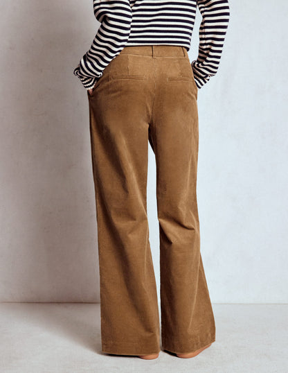 Kensington Cord Trousers-Latte-3