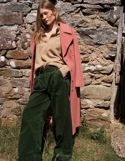 Kensington Cord Trousers-Green Fir-6