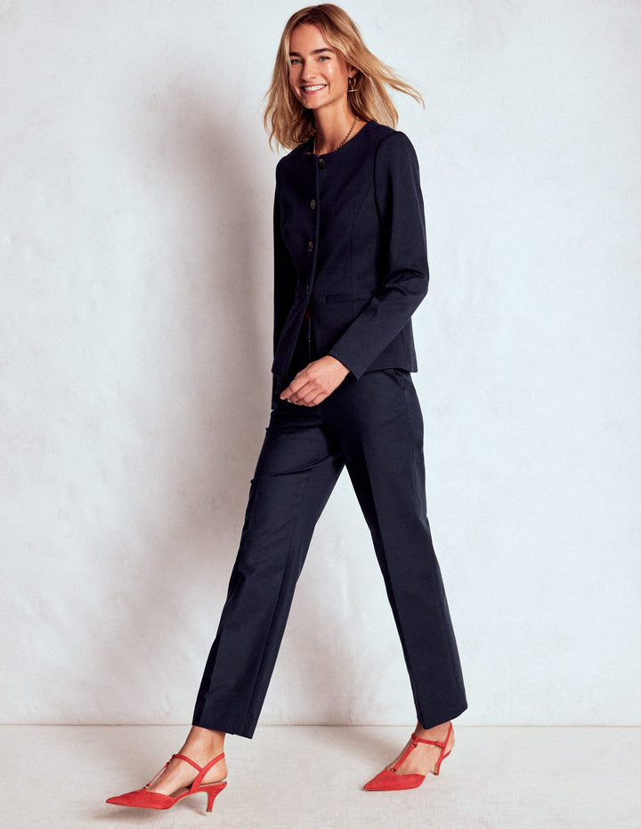 Canonbury 7/8 Trousers-Navy
