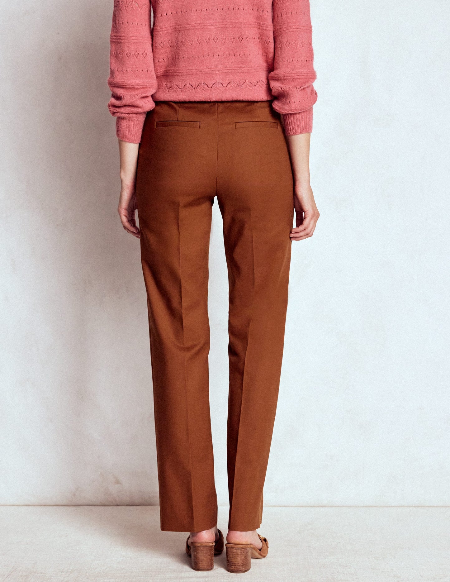 Full Length Canonbury Trousers-Russet