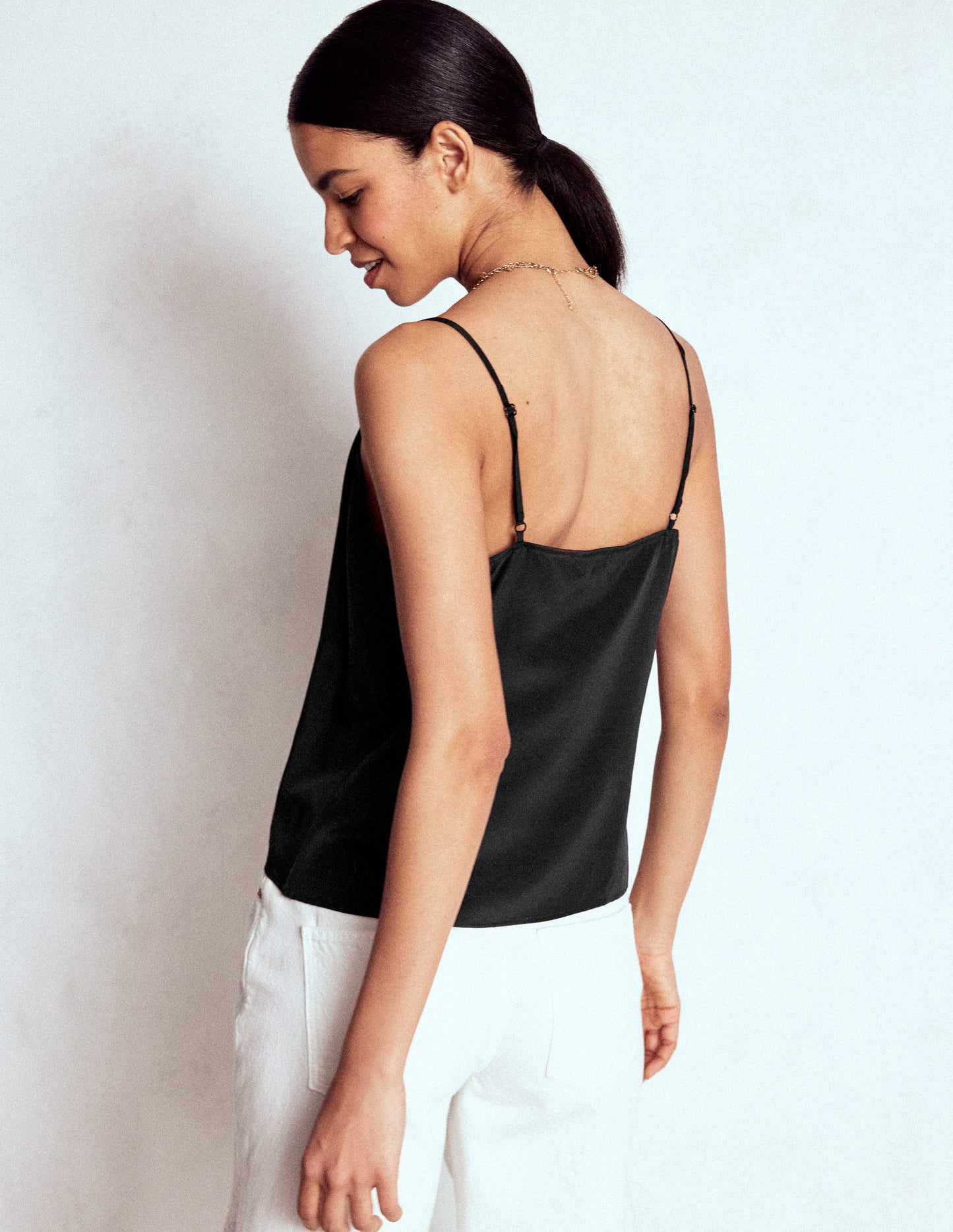 Silk Cami-Black