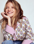 Sienna Cotton Shirt-Multi, Wildflower Bouquet