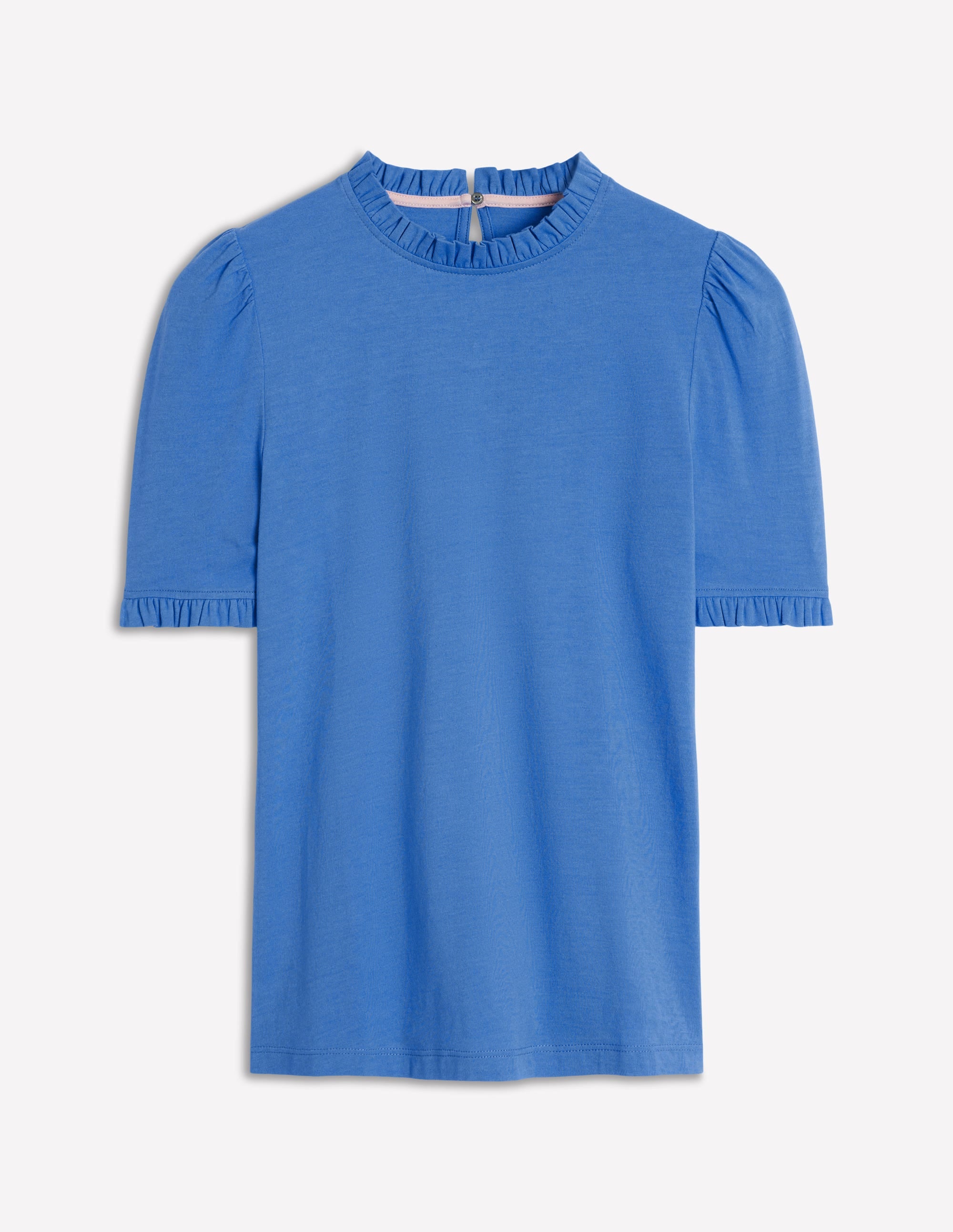 Supersoft Frill Detail T-shirt-Meadow Spring - Image 6