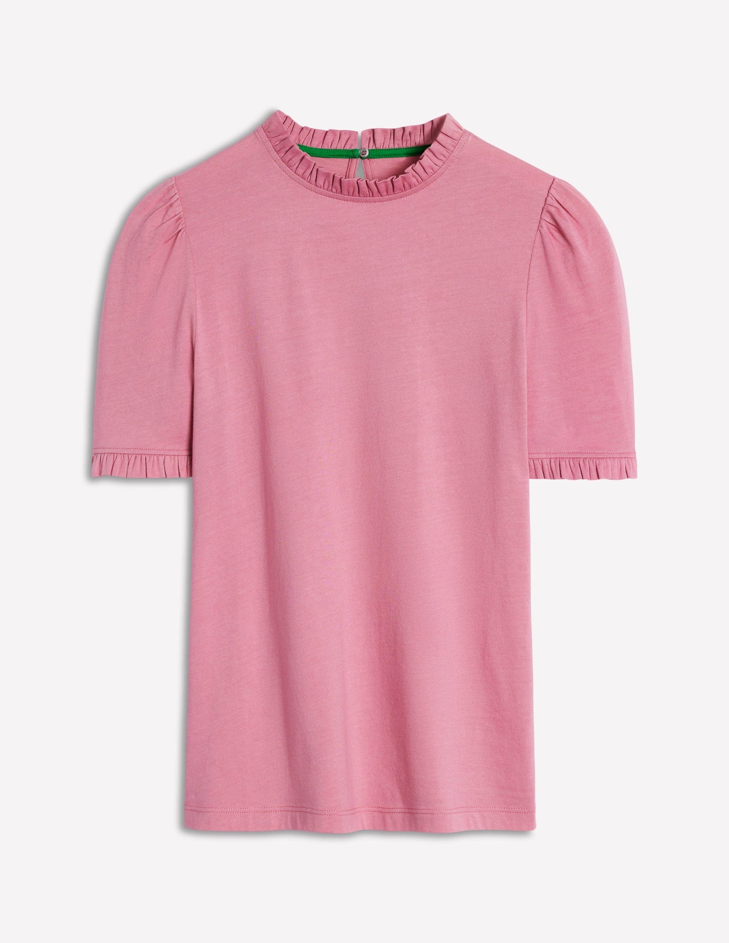 Supersoft Frill Detail T-shirt-Formica Pink