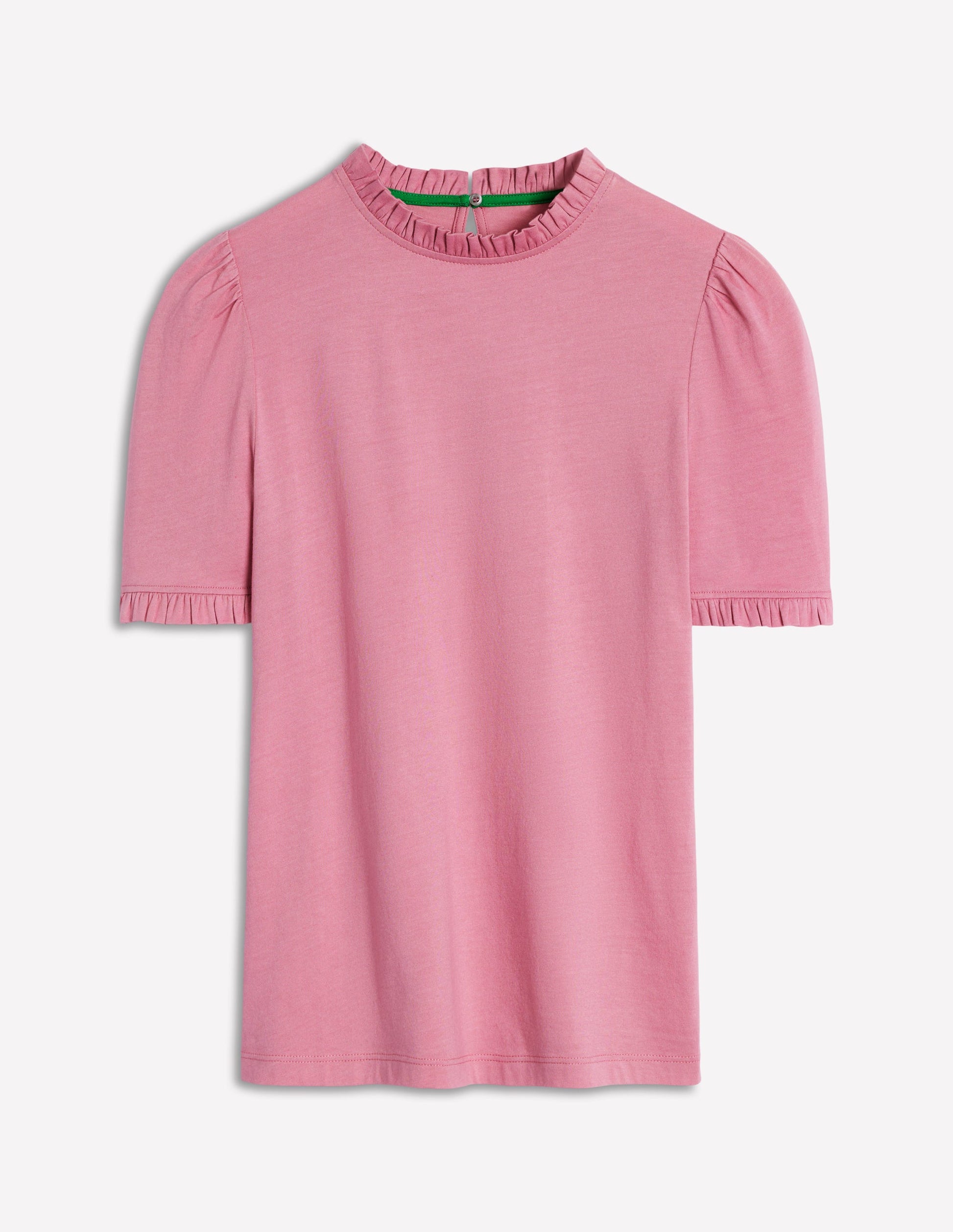 Supersoft Frill Detail T-shirt-Formica Pink-5