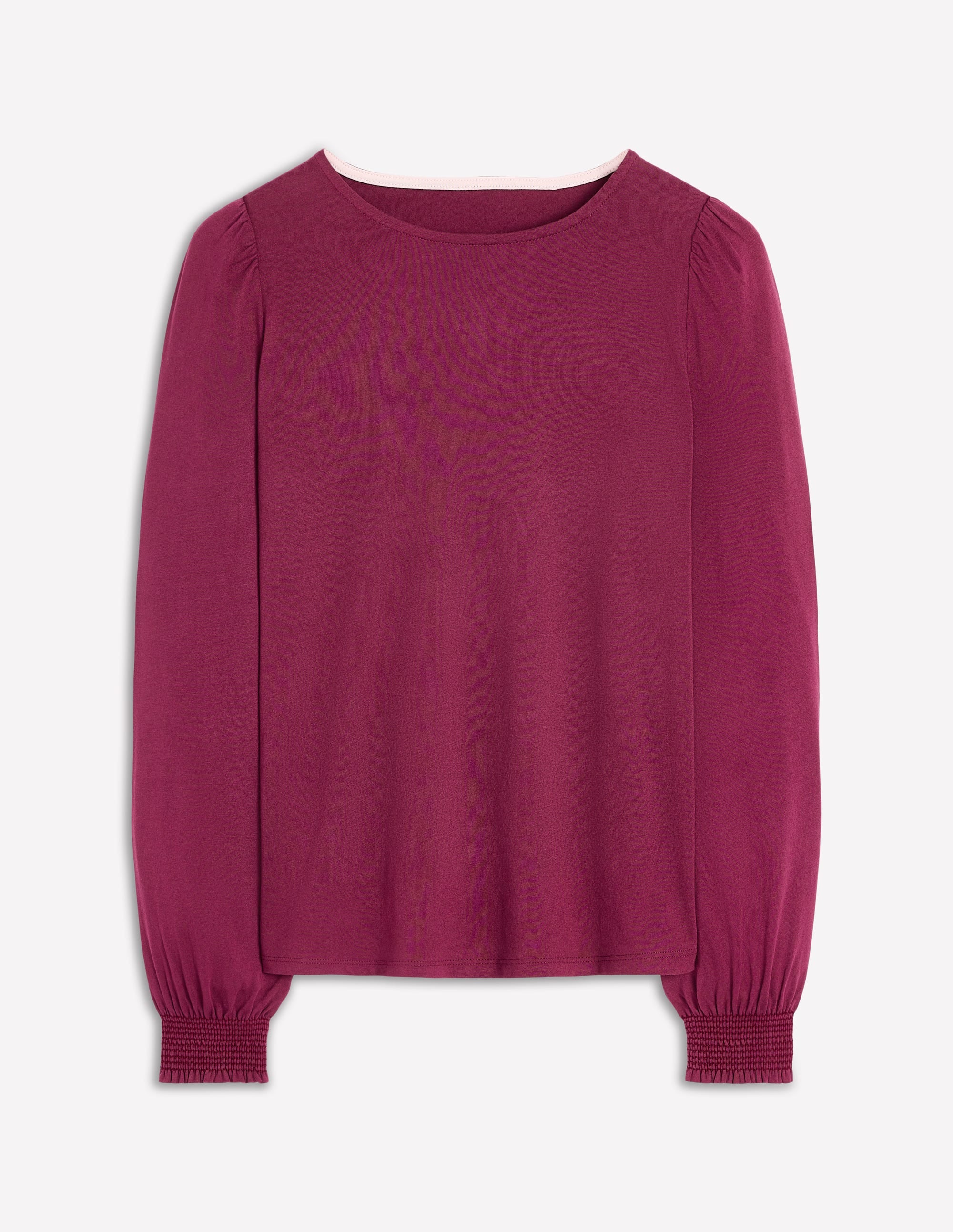 Smocked Cuff Supersoft Top-Deep Wisteria - Image 5