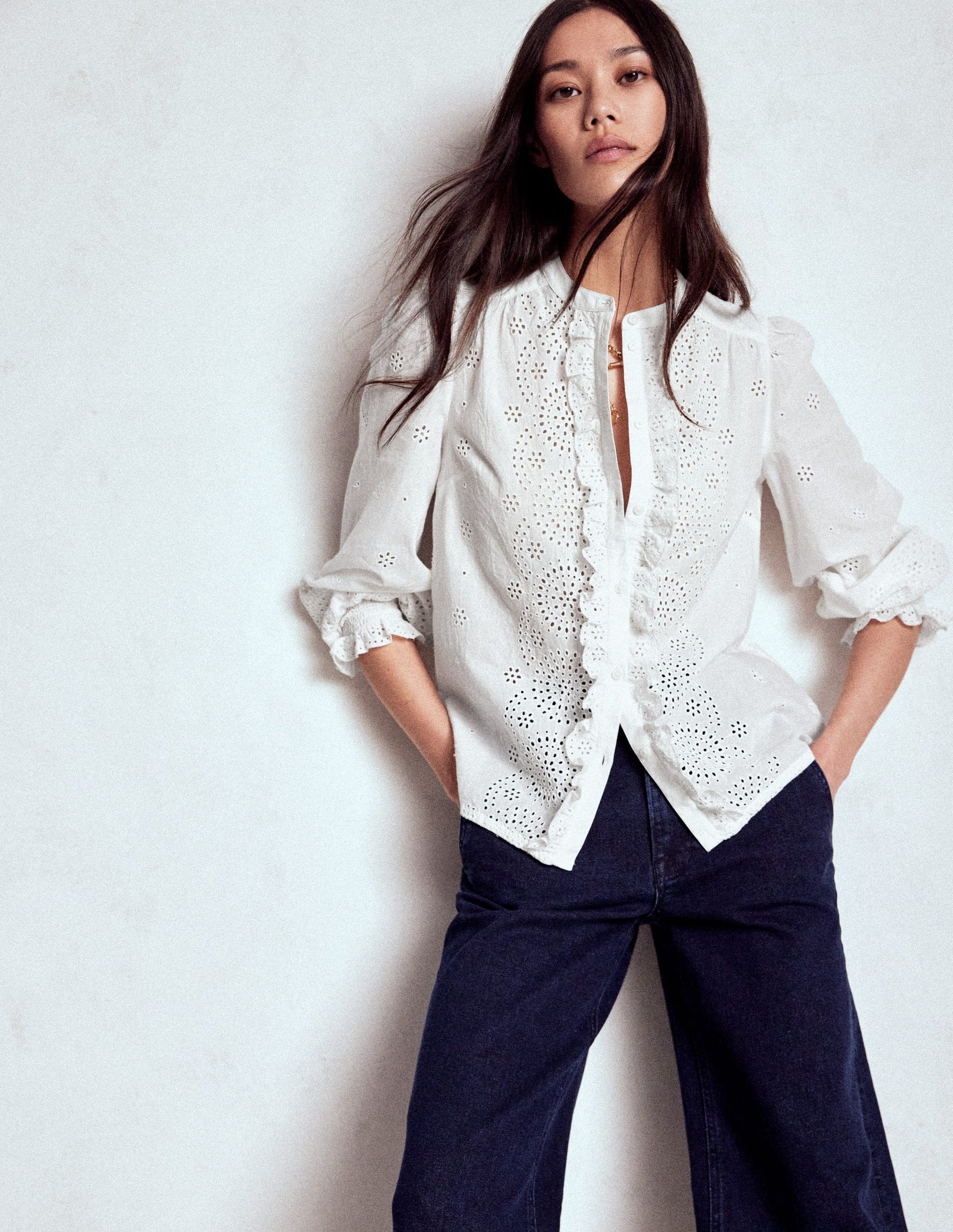 Alice Broderie Top-White-1