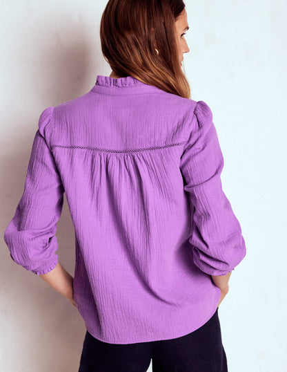 Helena Double Cloth Top-Amethyst Purple-3