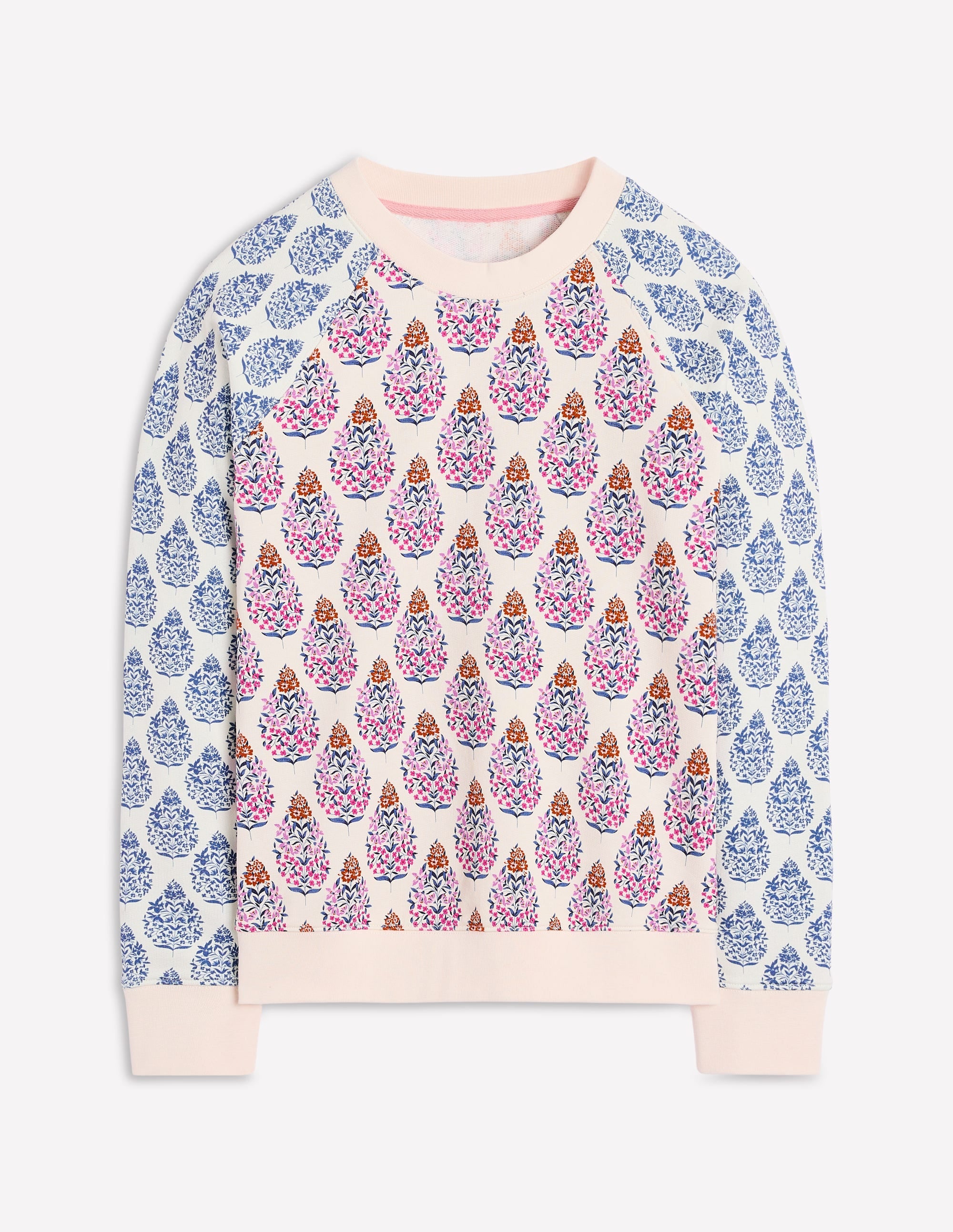 Rosa Printed Sweatshirt-Multi, Wildflower Bouquet - Image 4
