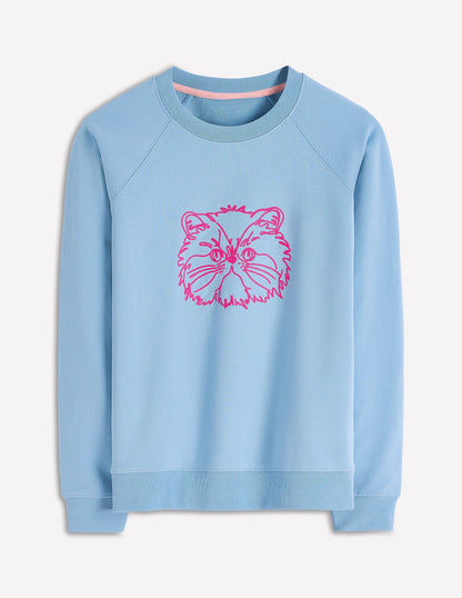 Rosa Embroidered Sweatshirt-Grumpy Cat-4