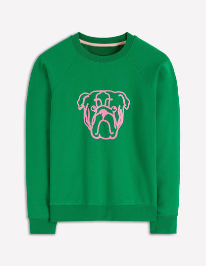 Rosa Embroidered Sweatshirt-Grumpy Dog-5