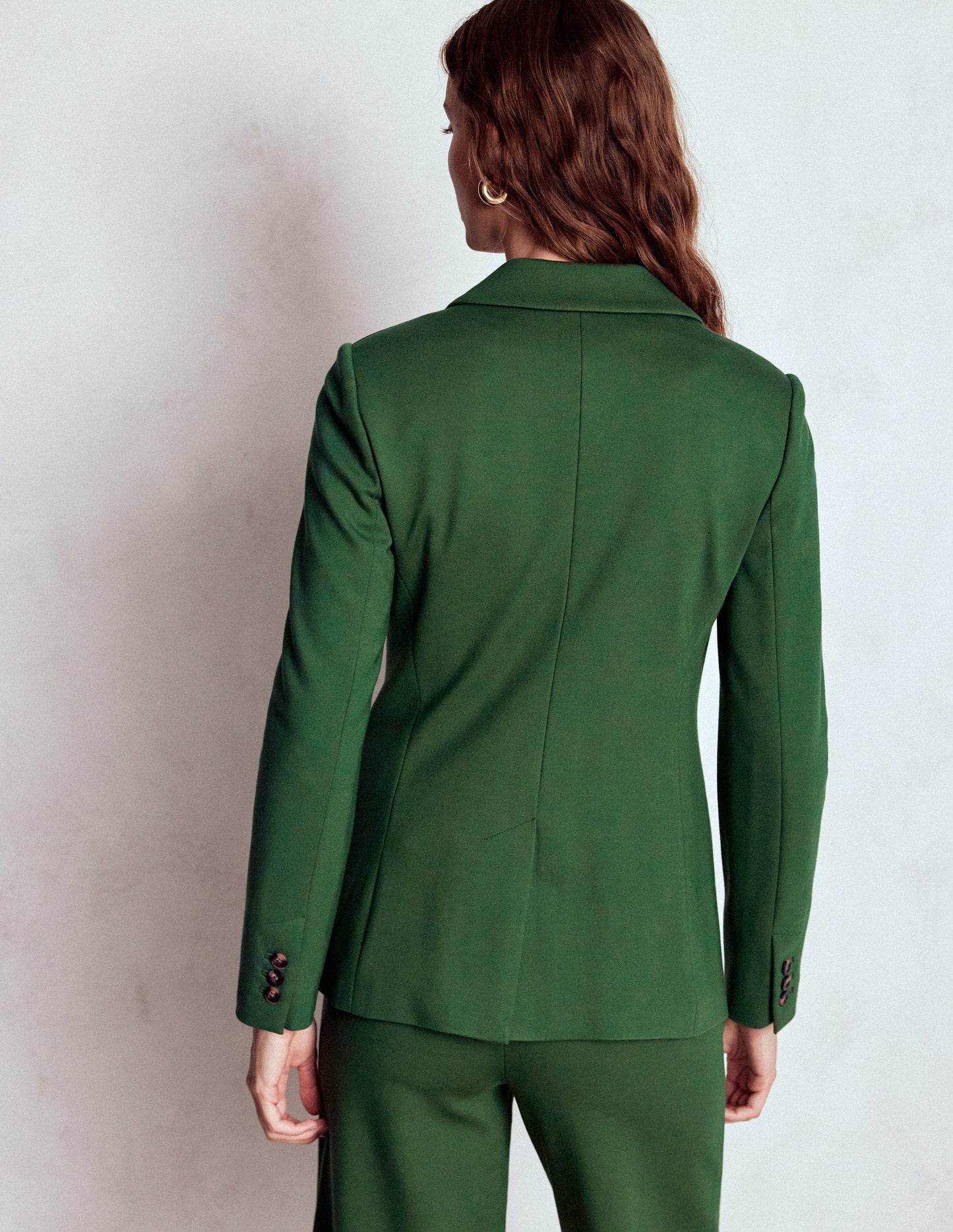 Marylebone Ponte Blazer-Hunter green