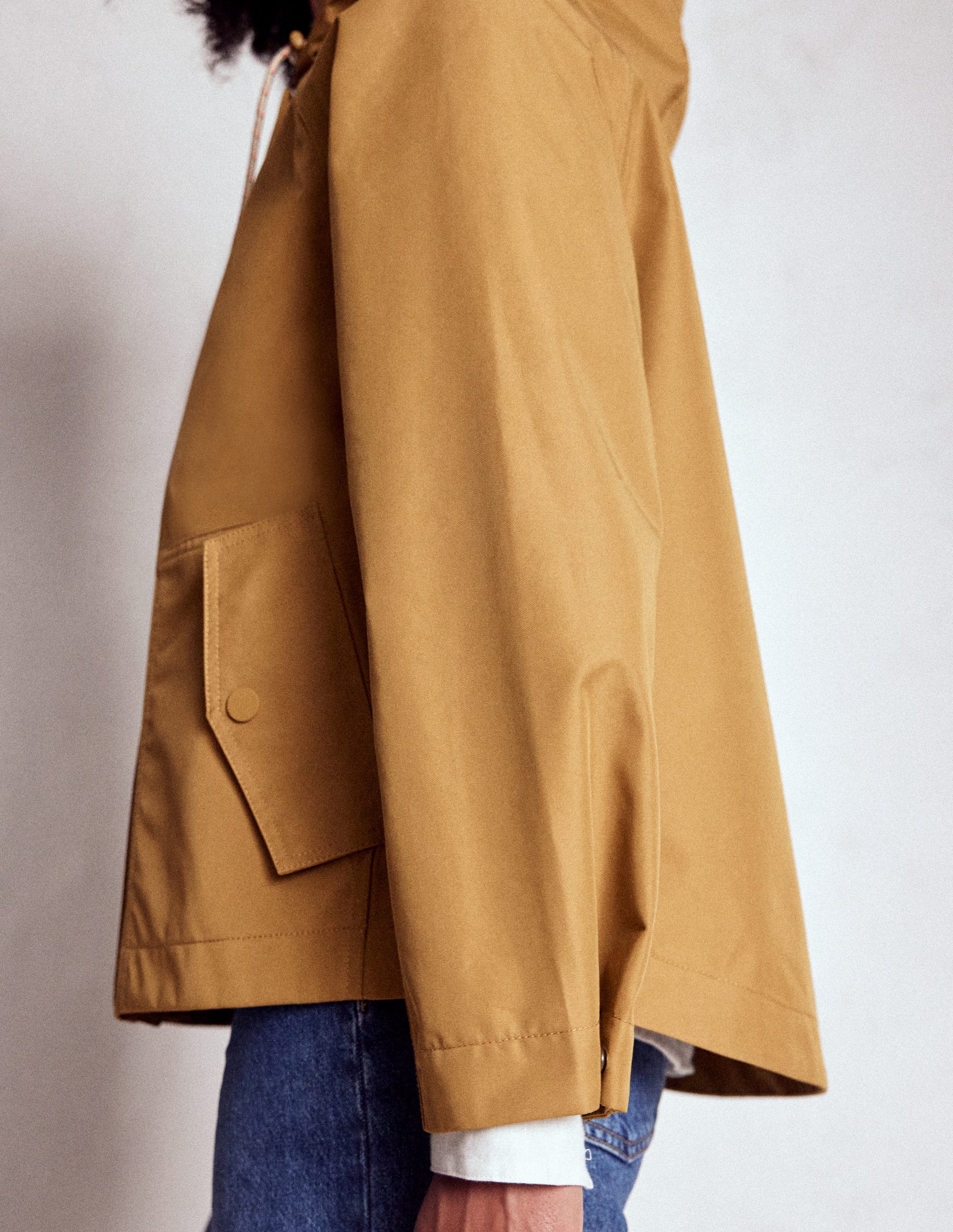 Lightweight Rain Mac-Hazelnut Brown - Image 3