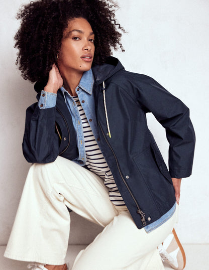 Lightweight Rain Mac-Navy-4