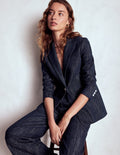 Woodbridge Twill Blazer-Navy, Indigo