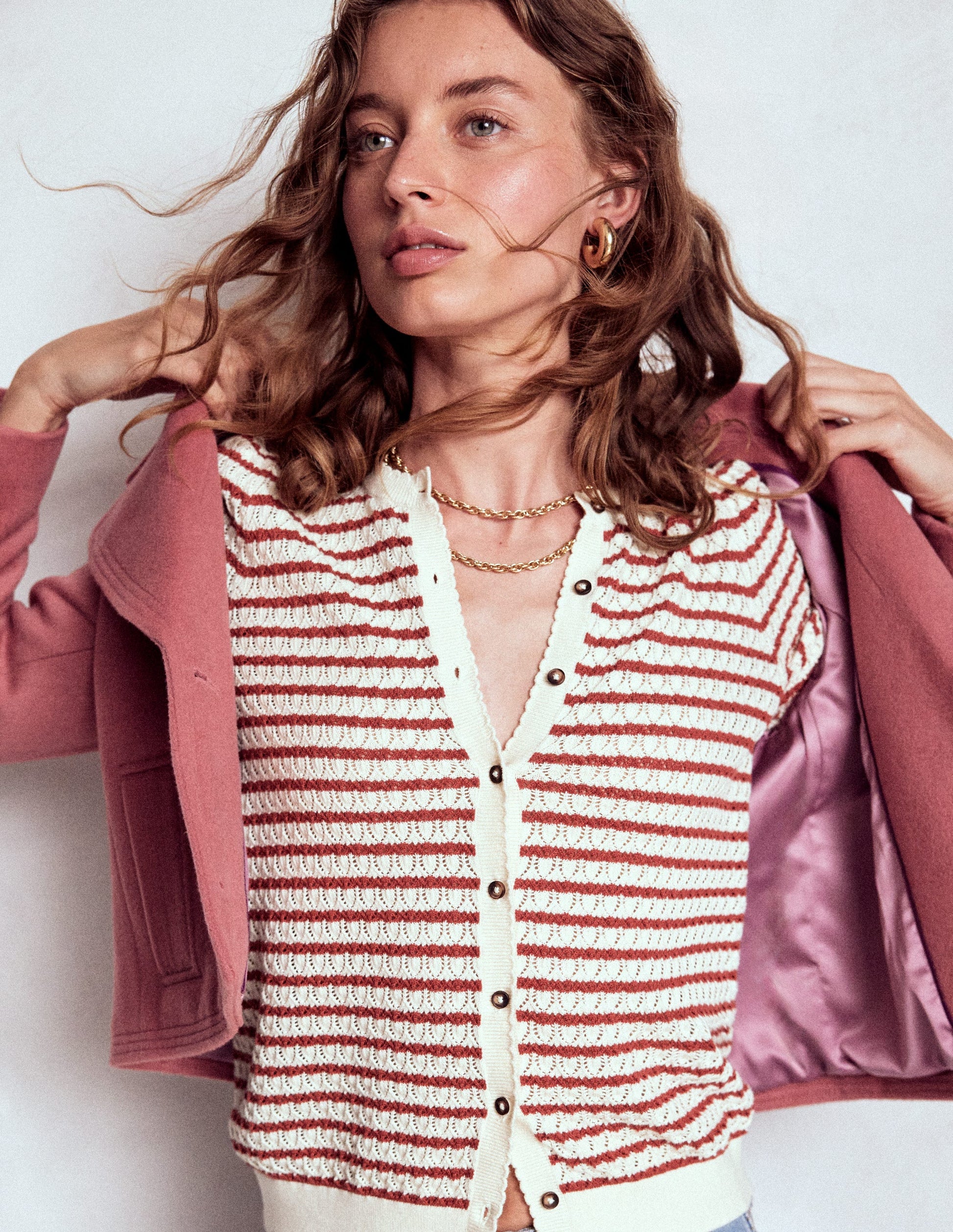 Topstitch Jacket-DUSTY PINK-4