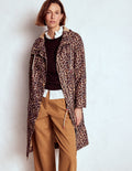Longline Rain Mac-Multi, Cheetah Spot