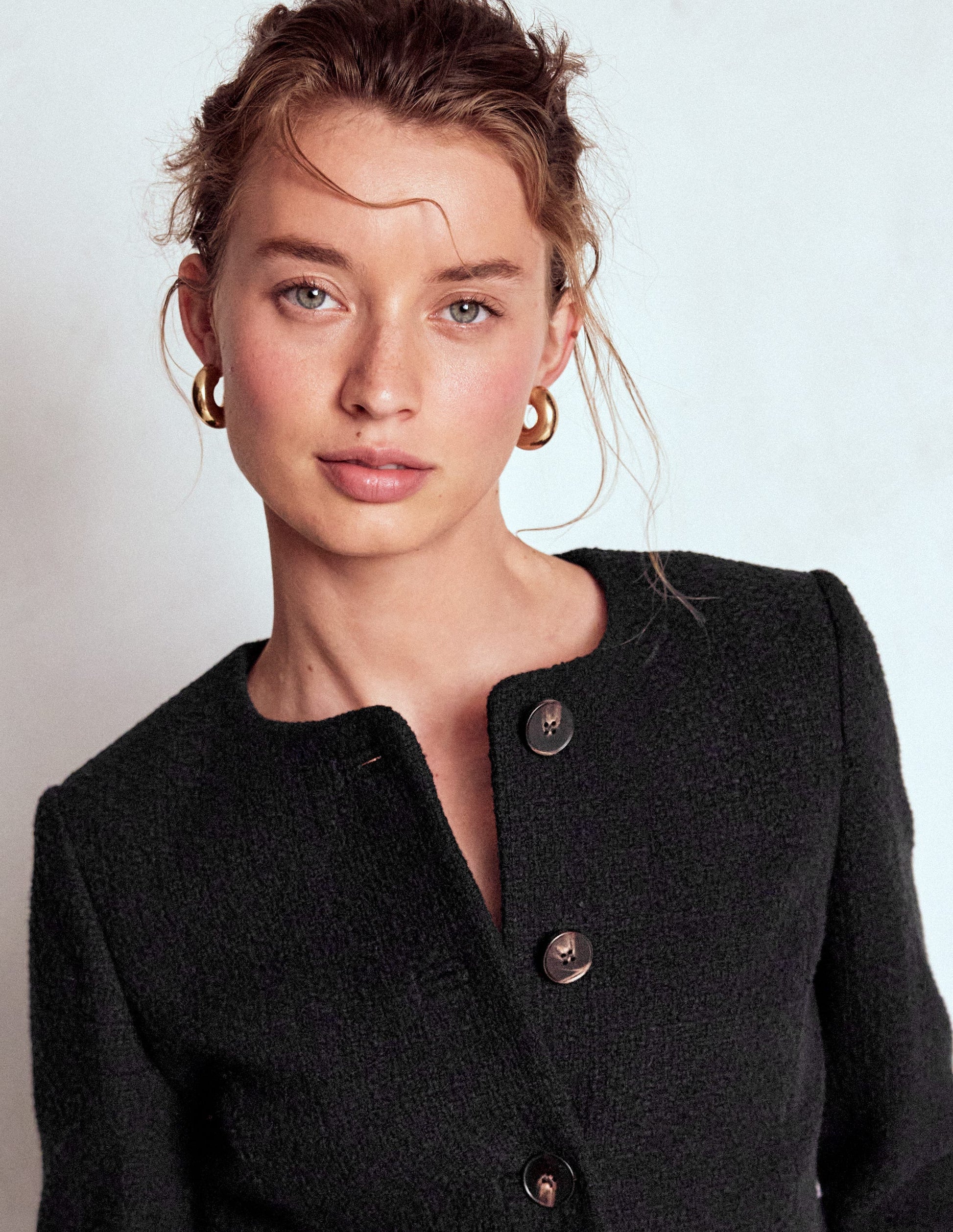 Hampstead Textured Blazer-Black-2