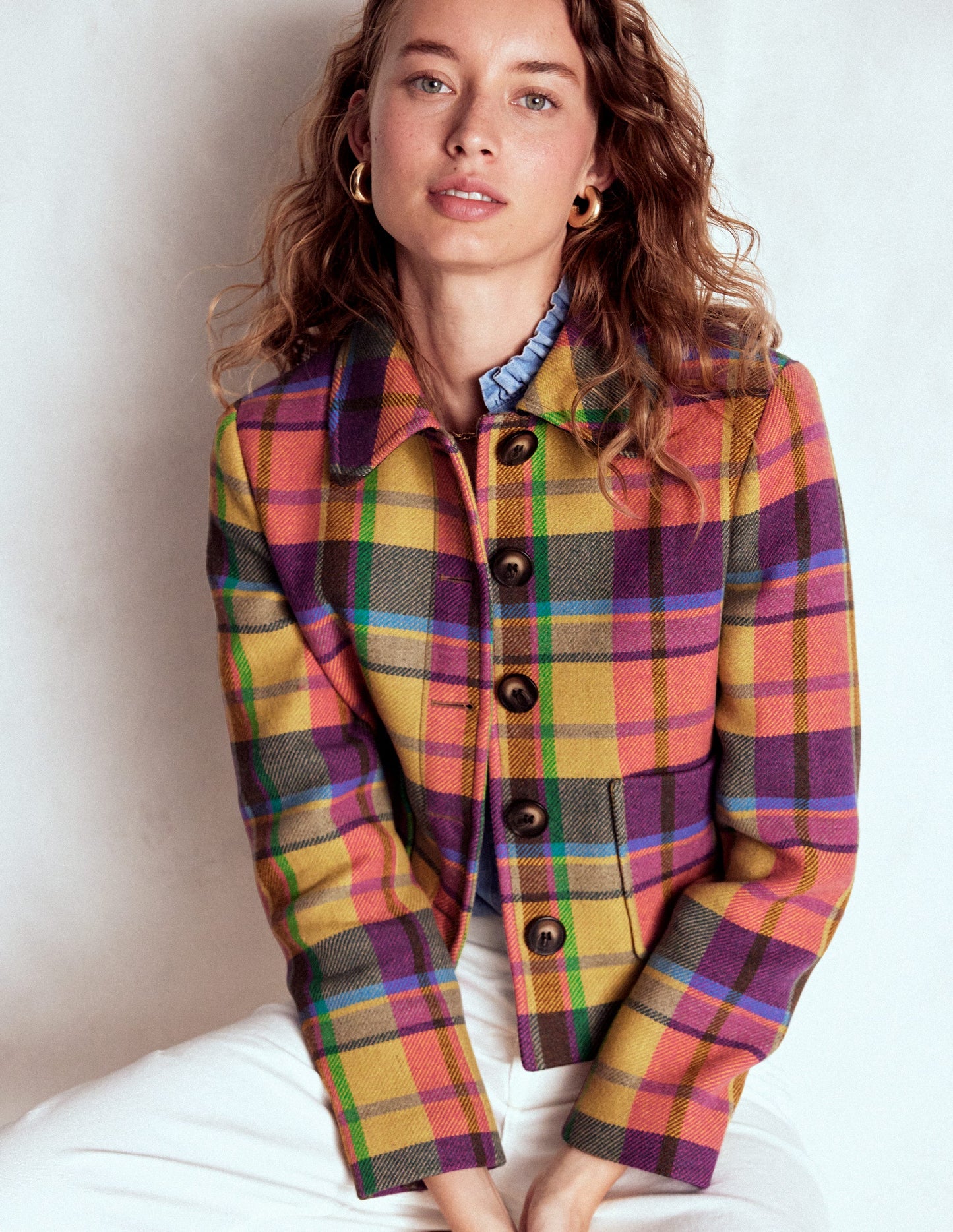 Knightsbridge Wool Jacket-Multi Check