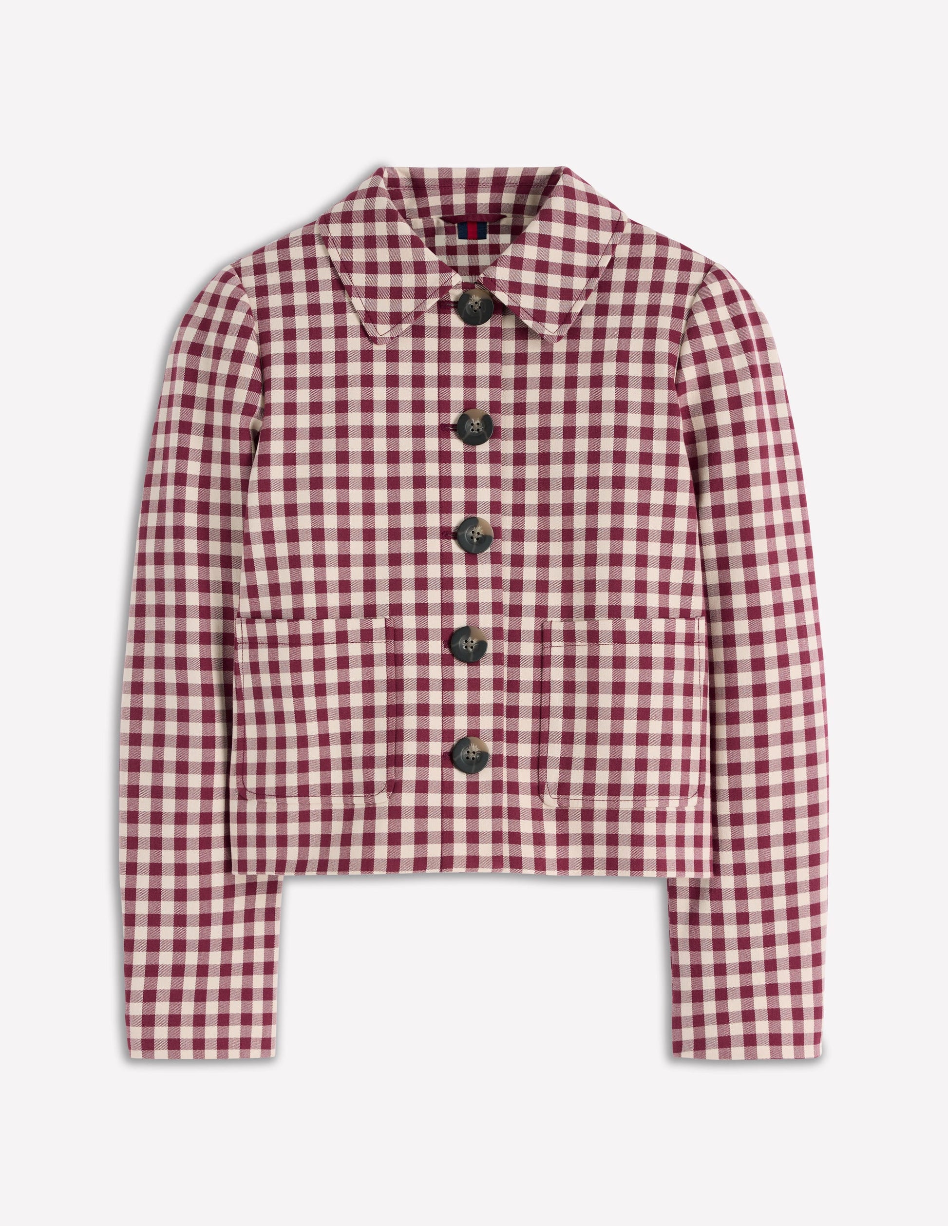 Knightsbridge Gingham Jacket-Chestnut Gingham-10