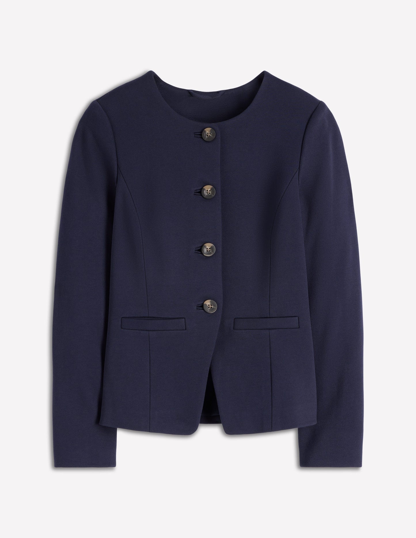 Hampstead Ponte Twill Blazer-Navy