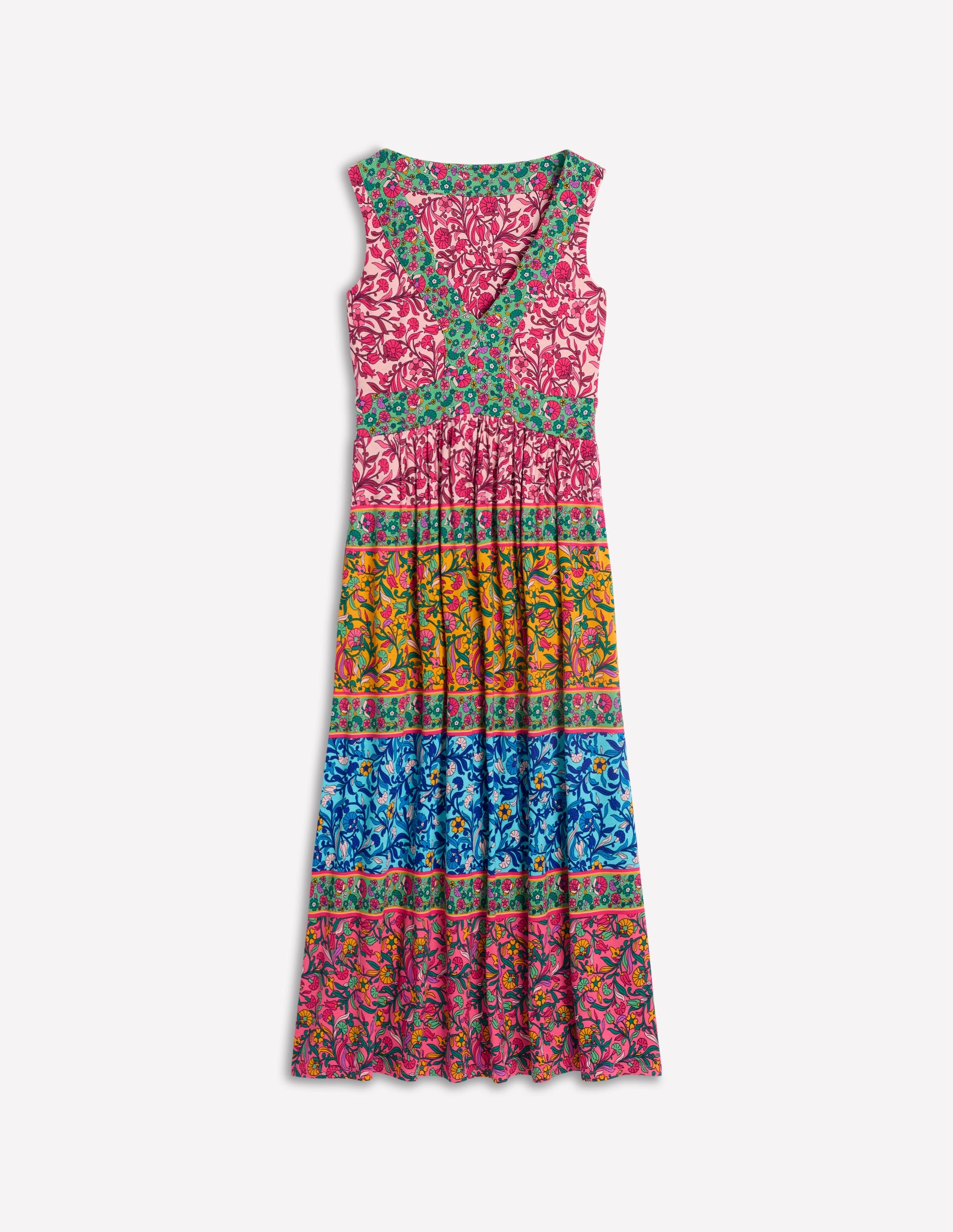 Olympia Jersey Maxi Dress-Multi, Enchanting Vine - Image 6