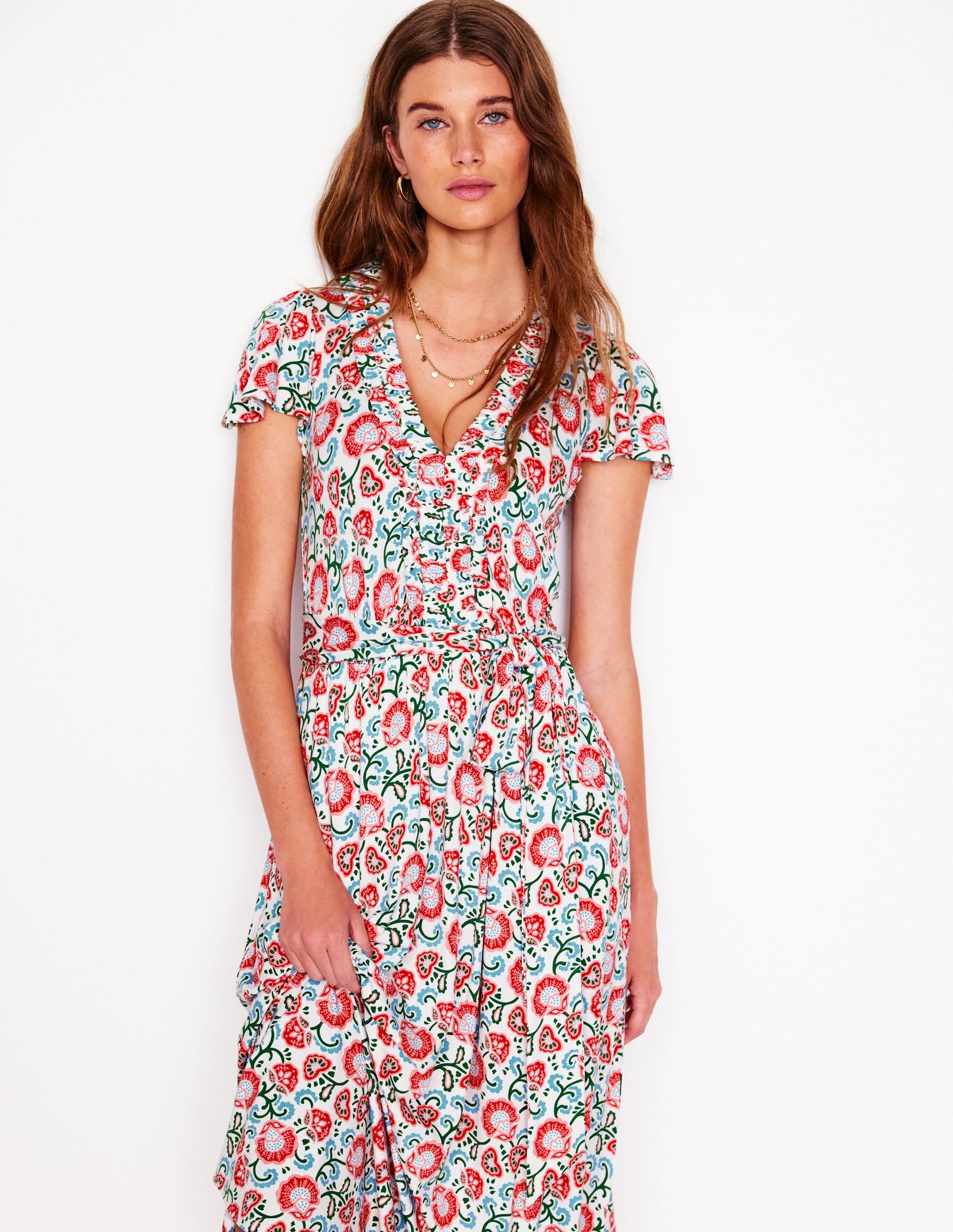 Daga - Warm Winter Tea Jersey Dress - Grey main image 0