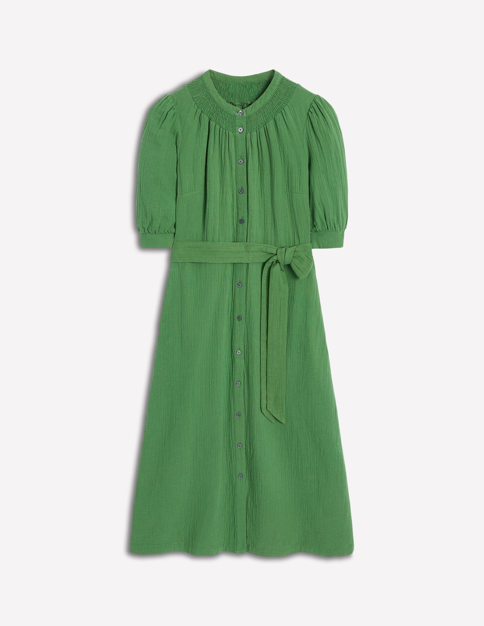 Ada Double Cloth Midi Dress-Paradise Green | Boden AU Ada Double Cloth Midi Dress-Paradise Green | Boden AU